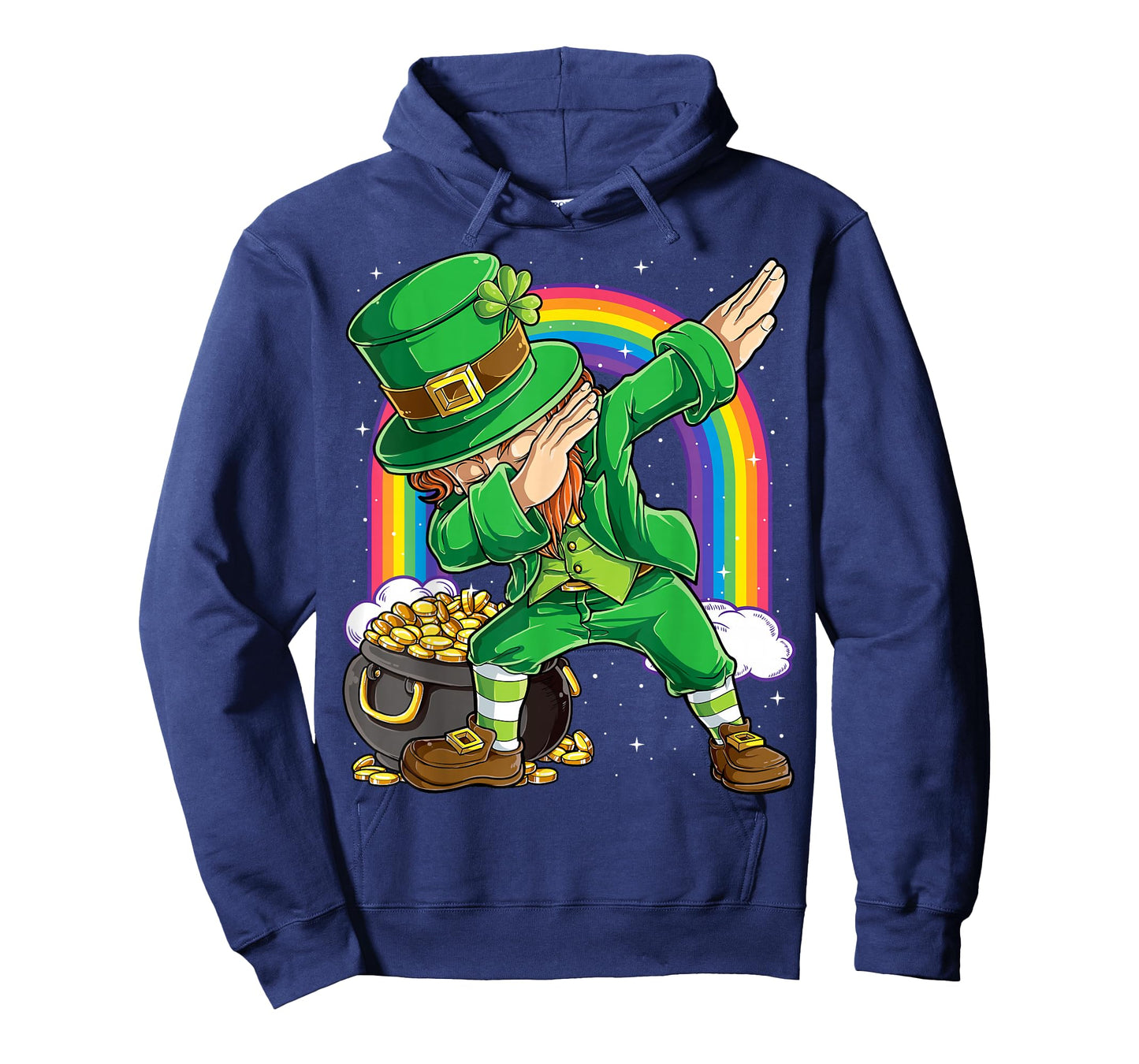 St Patricks Day Dabbing Leprechaun Boys Girls Men Dab Dance T-Shirt Small
