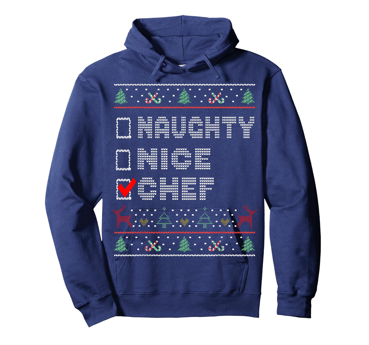 Naughty Nice Chef, Matching Christmas Group Pajama T-Shirt