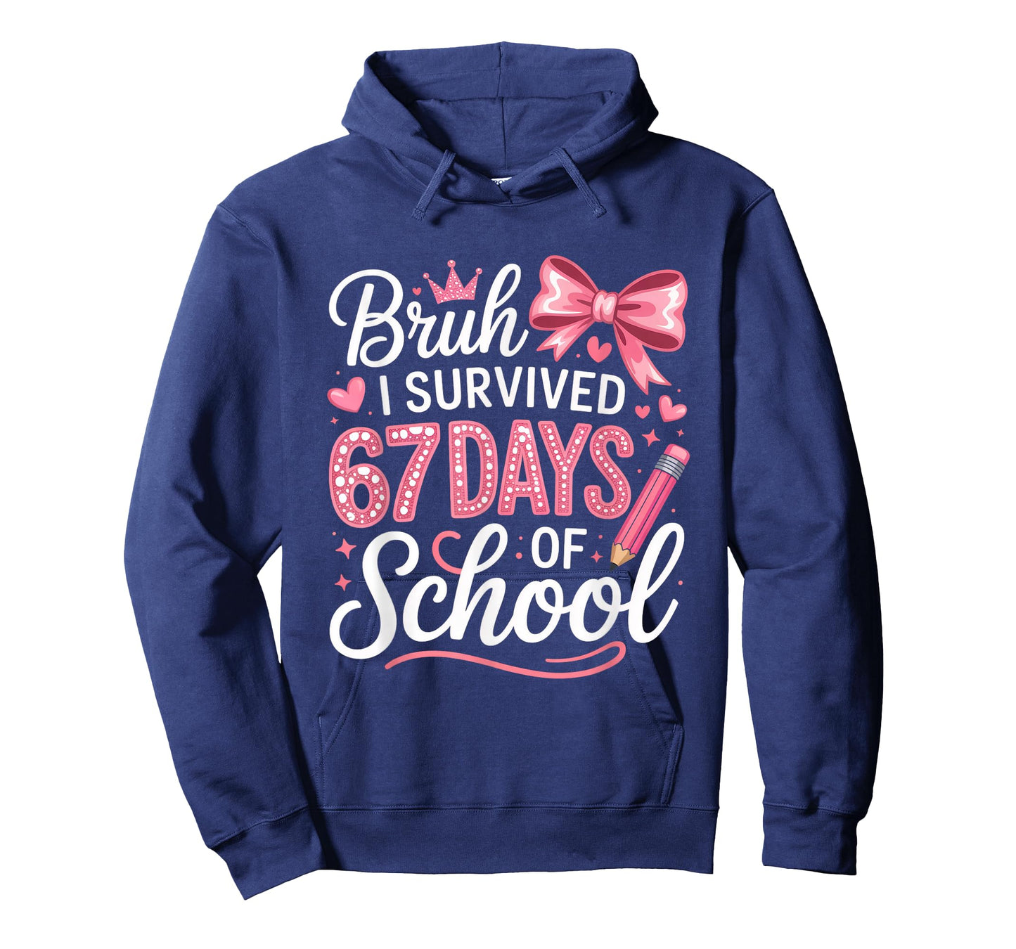 Bruh I Survived 67 Days of School Six Seven Meme Teacher T-Shirt