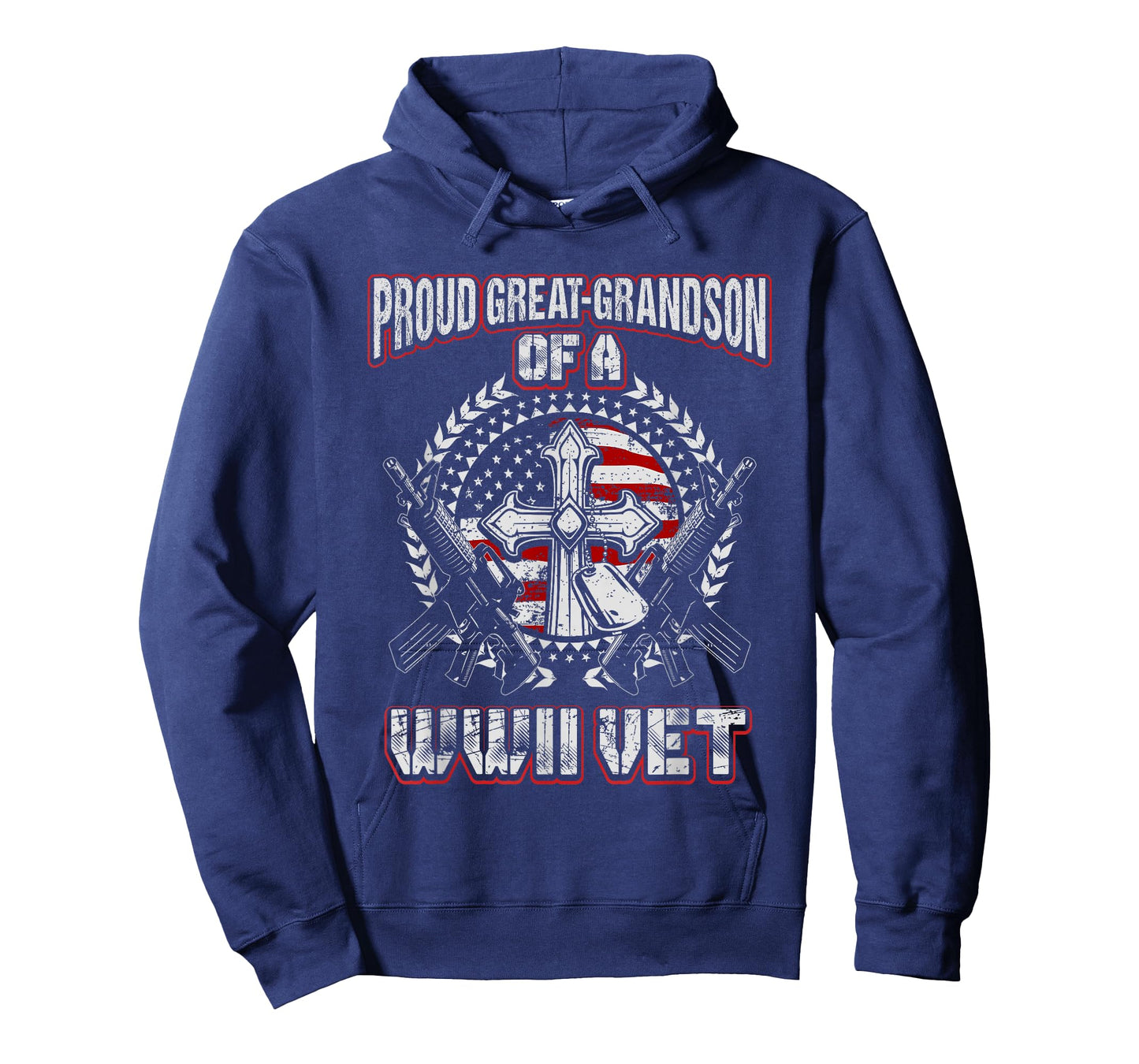 World War Two Veteran Proud Great Grandson WWII Vet Military T-Shirt