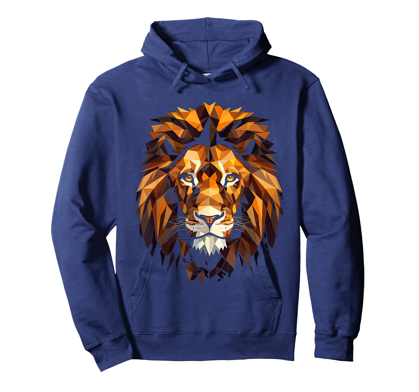 Lion Colourful Lion from Africa King of Animals Polygon T-Shirt