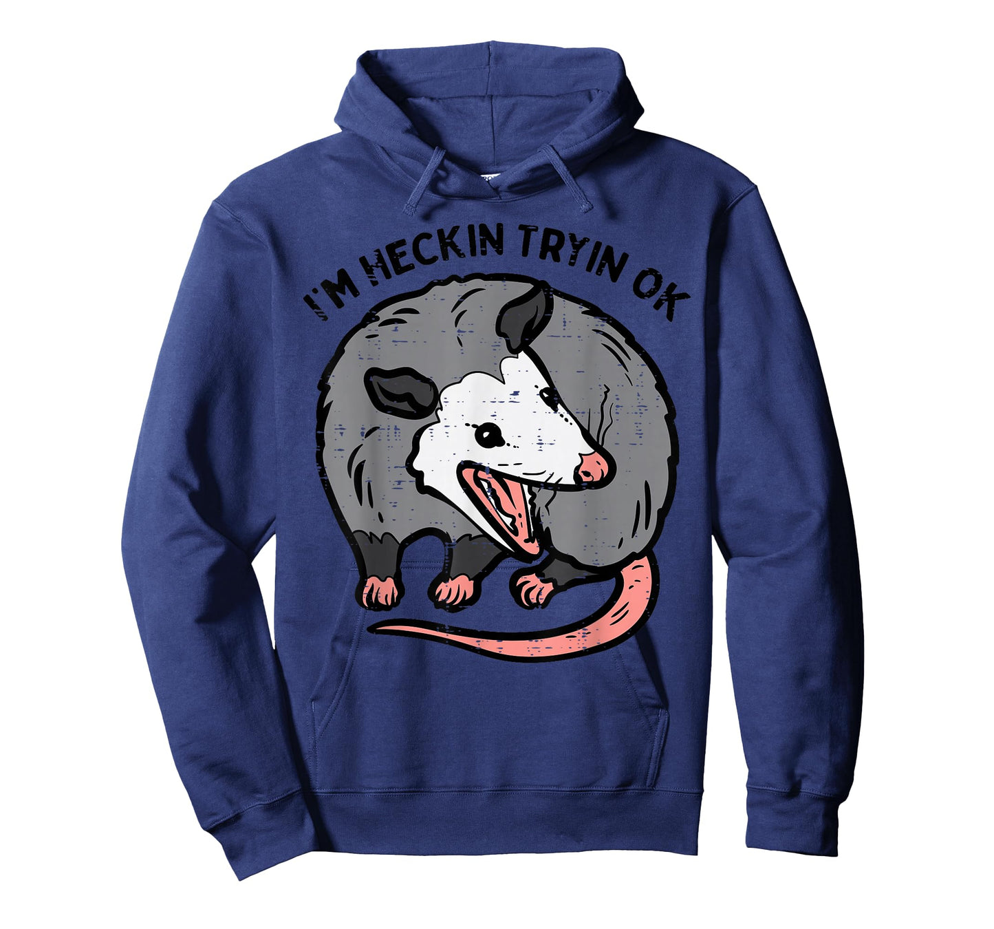 Opossum Im Heckin Tryin Ok Possum Street Cat Men Women Kids T-Shirt