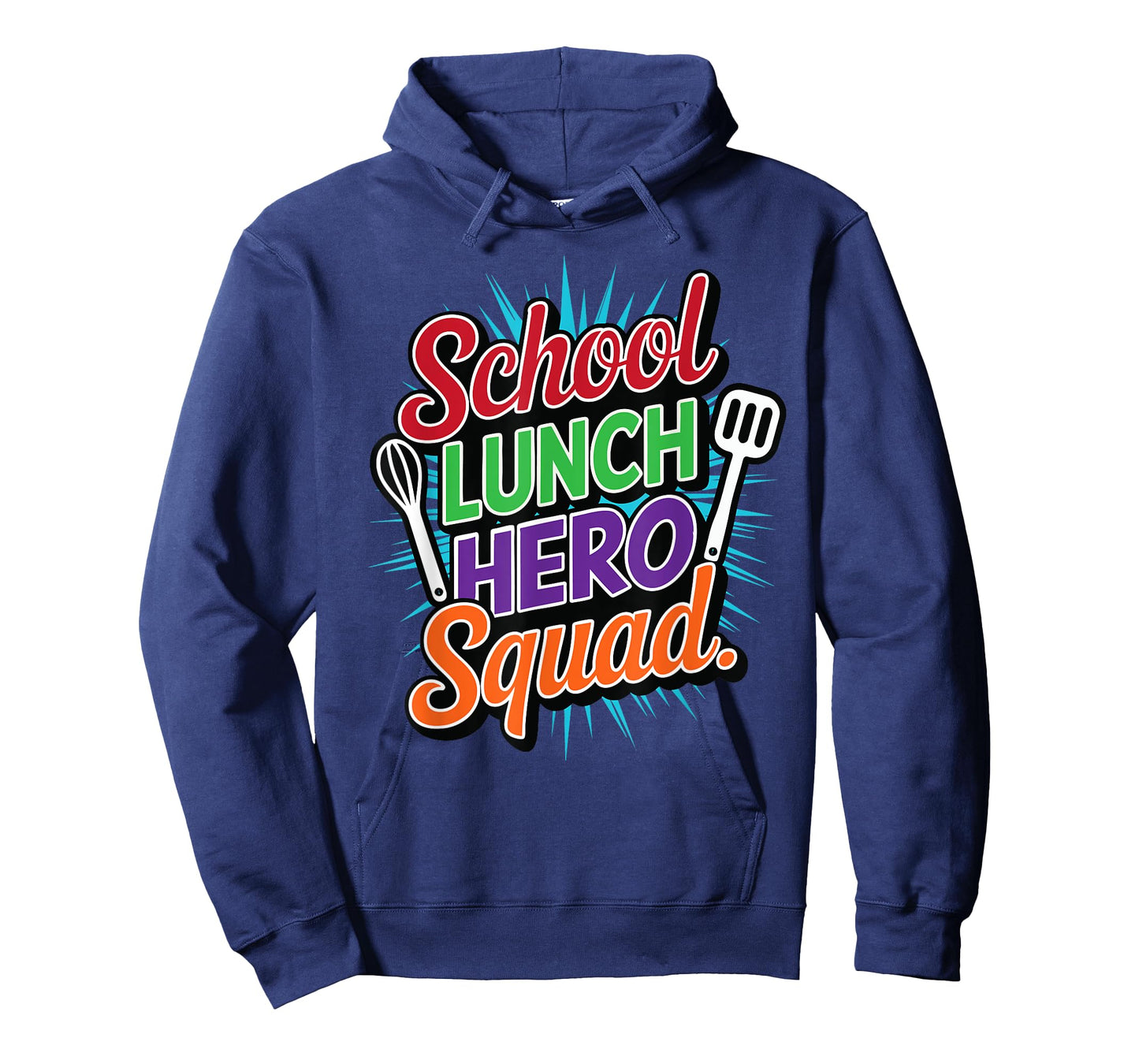 School Lunch Hero Squad Cafeteria Staff Crew Team Superhero T-Shirt