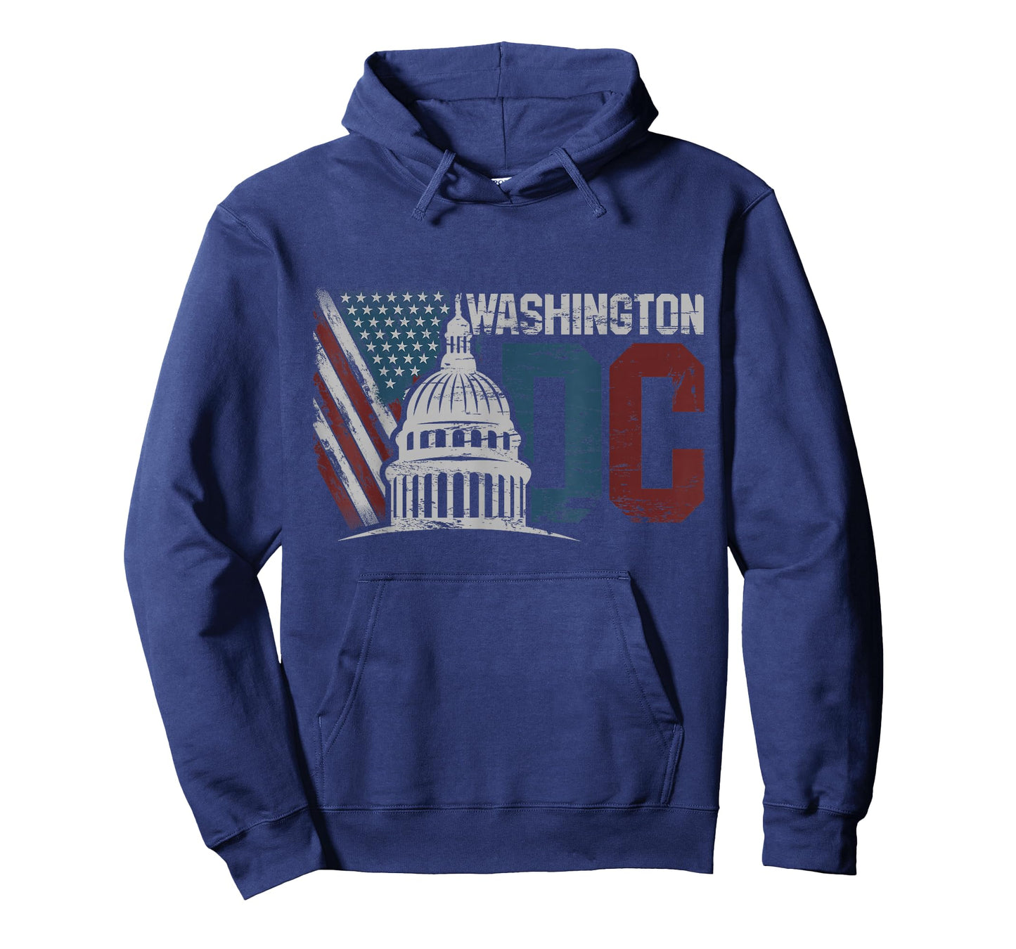 Washington DC Capitol Hill USA Flag Souvenir design T-Shirt