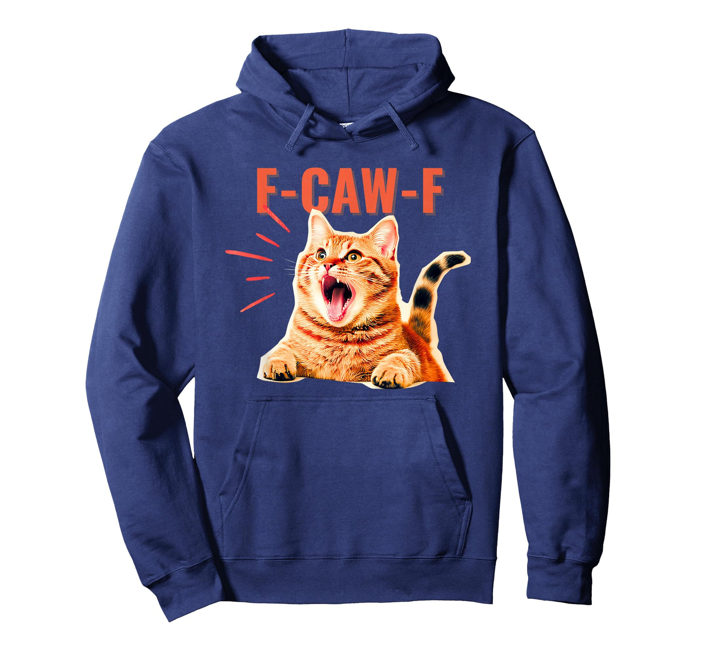 Funny F-Caw-F cat Graphic Sarcastic T-Shirt
