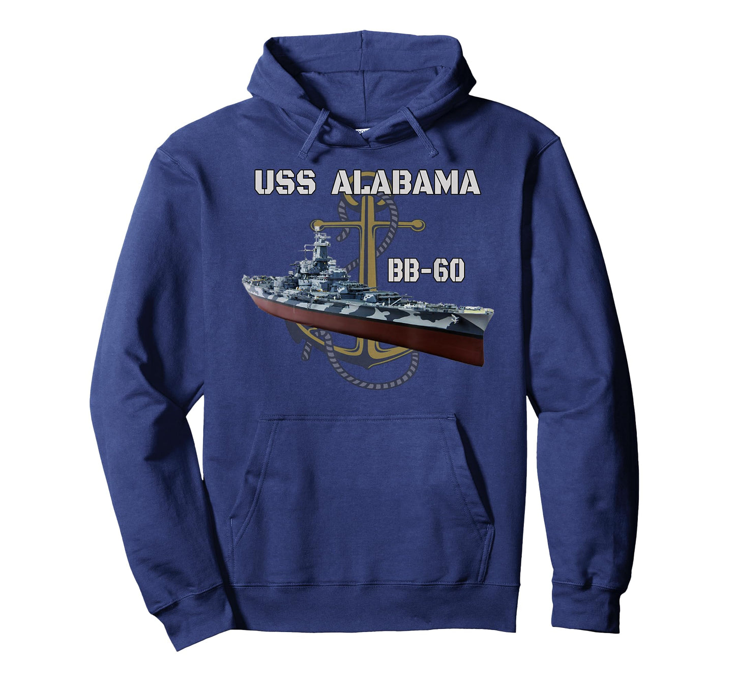 USS Alabama BB-60 Battleship WW2 American Warship Veterans T-Shirt