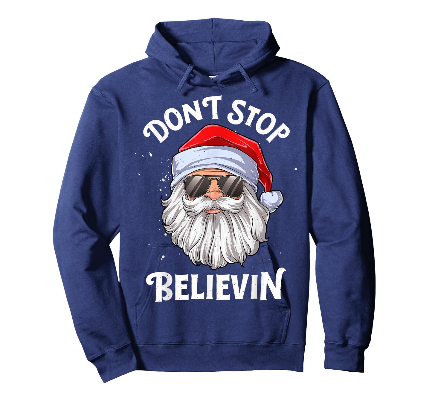 Don't Stop Believin Santa Funny Christmas Boys Kids Gifts T-Shirt