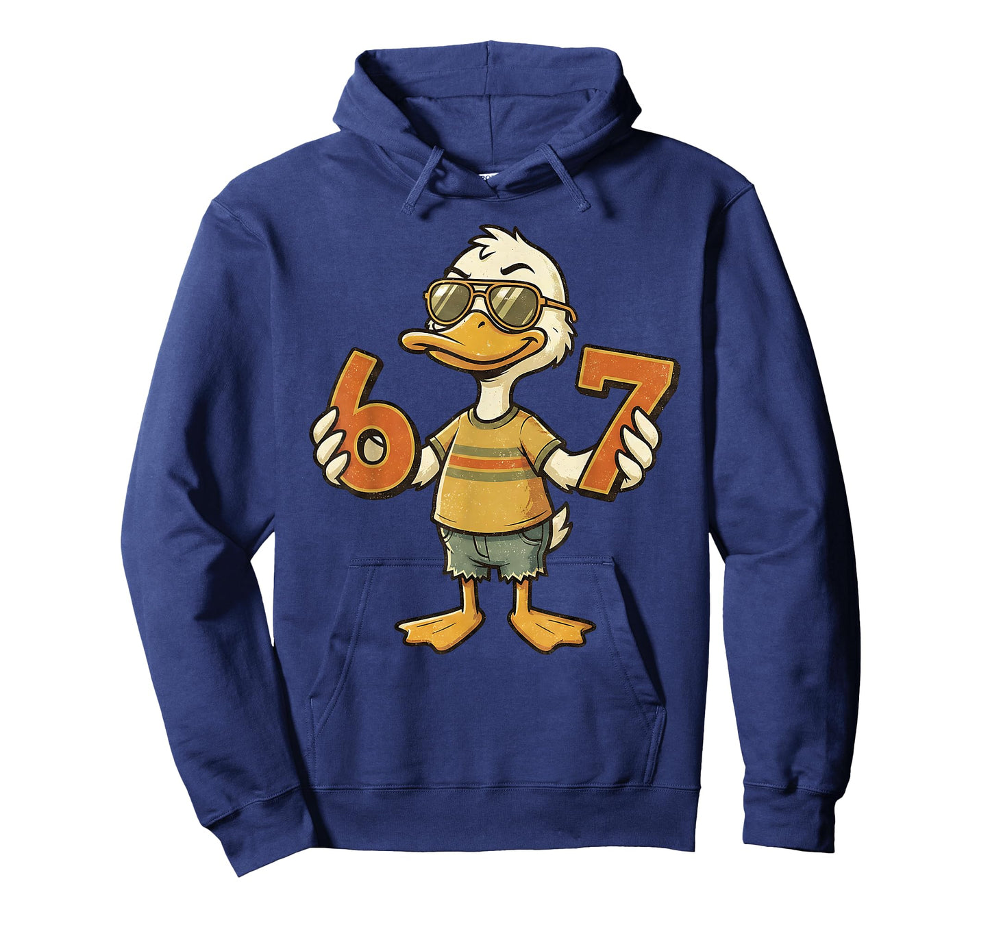 67 Meme Cute Duck 6 7 Funny Six Seven 6-7 Gen Alpha Slang T-Shirt