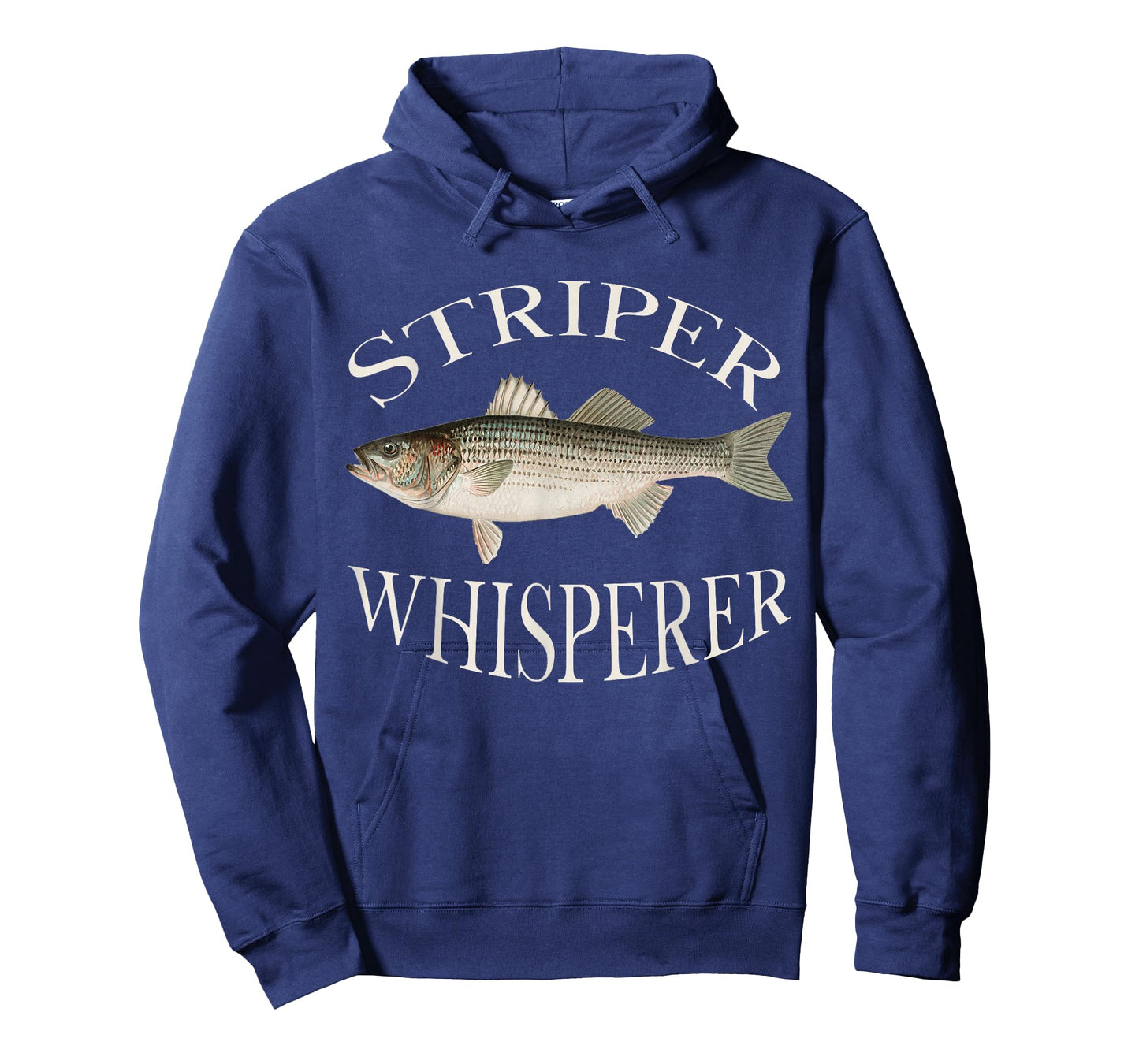 Striper Whisperer Striped Bass Fish Illustration Fishing T-Shirt