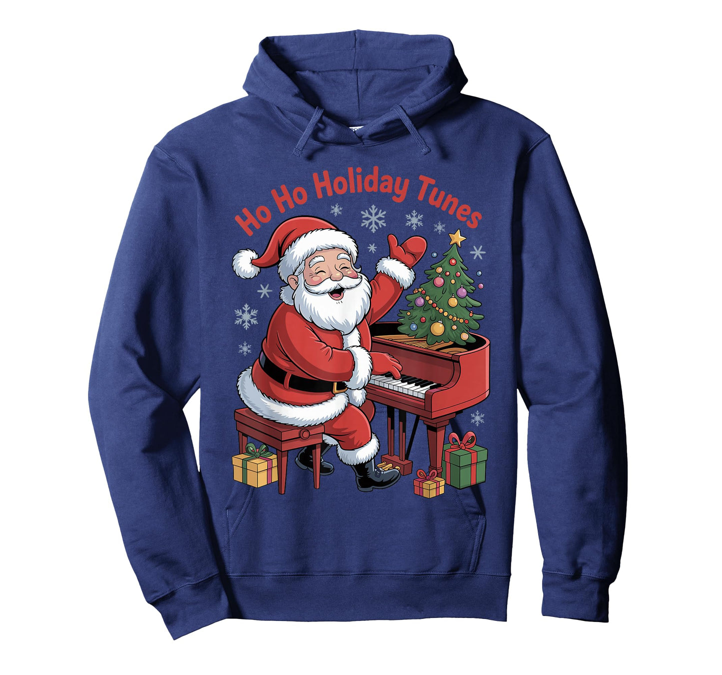 Funny Santa Playing Piano Holiday Chrismas Xmas Pajama T-Shirt