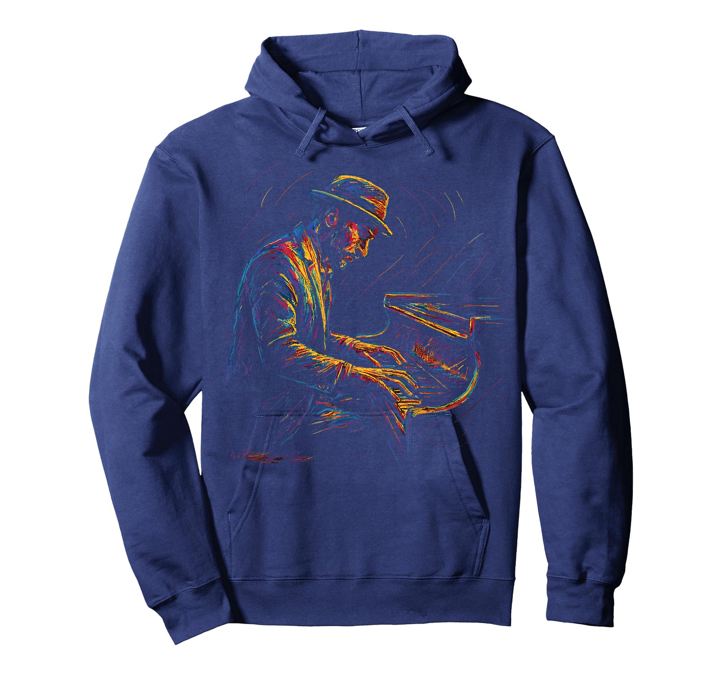 Jazz Musician Piano Player Pianist Artistic Music Jazz Lover T-Shirt