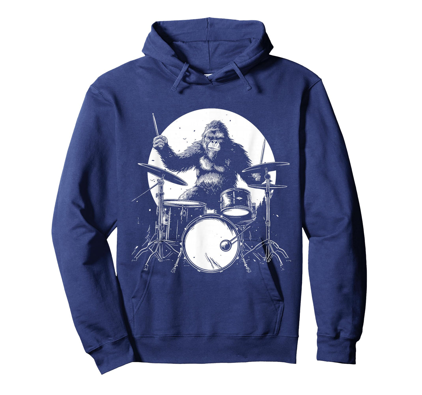 Bigfoot Drummer - Funny Sasquatch Drummer T-Shirt