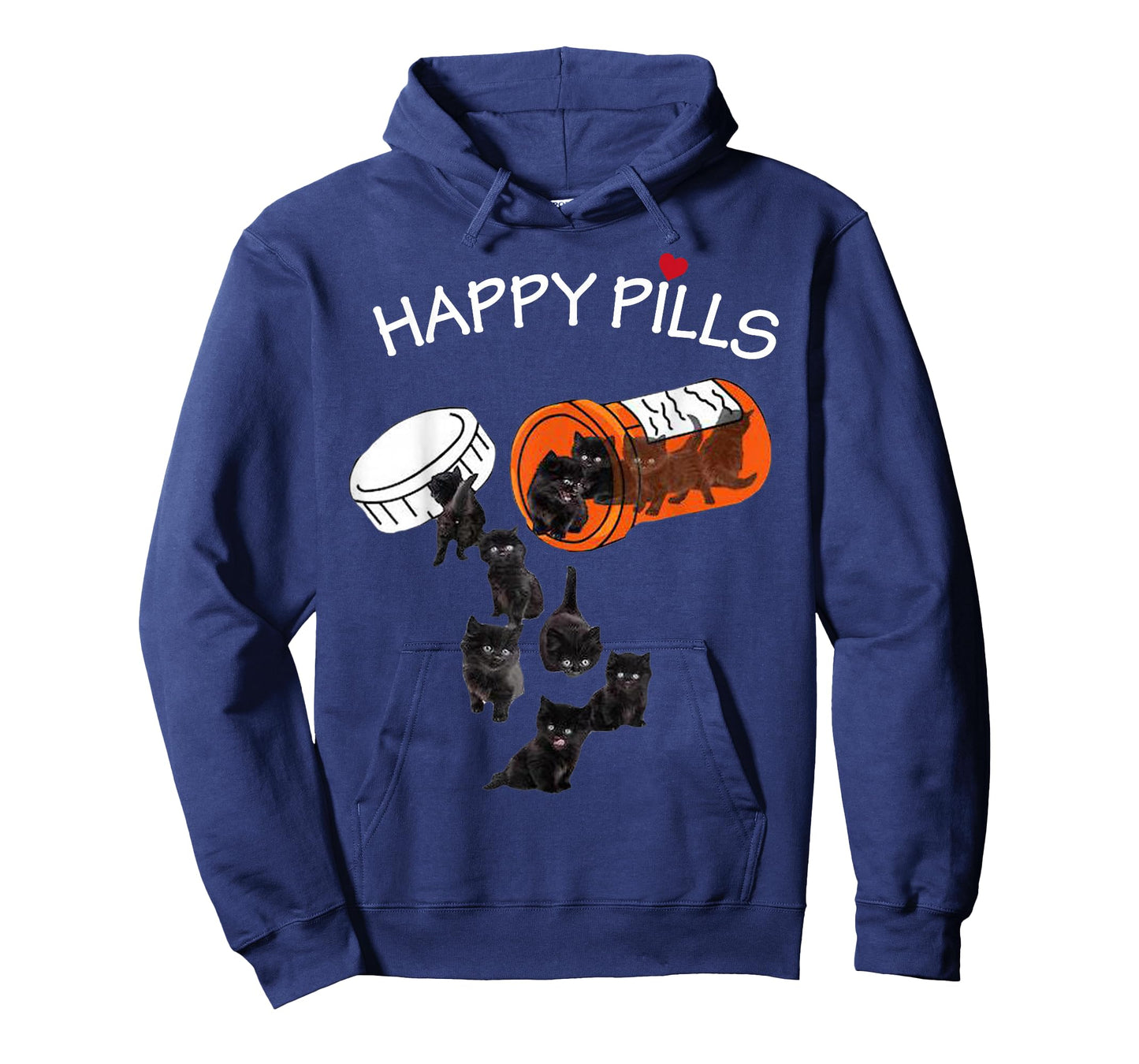 Happy Pills Black Cat T-Shirt