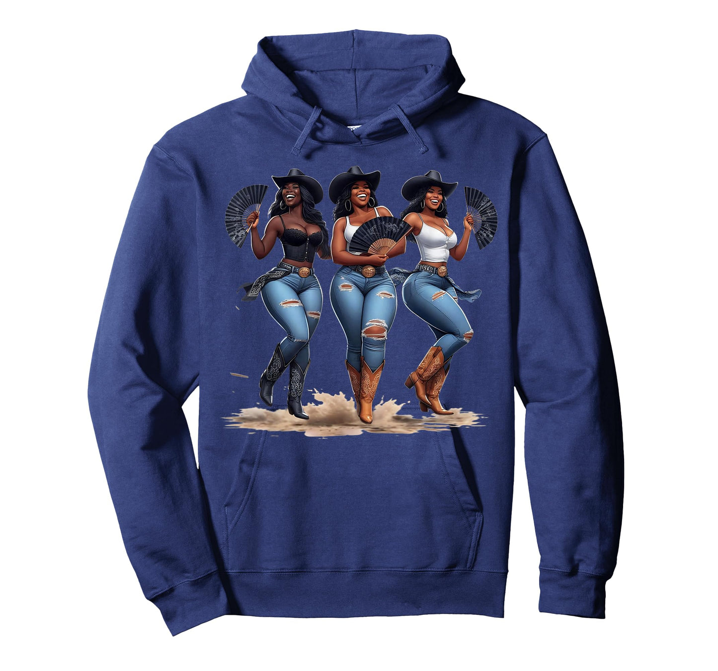 Black History Month Cowgirl Western Afro Black Women African T-Shirt