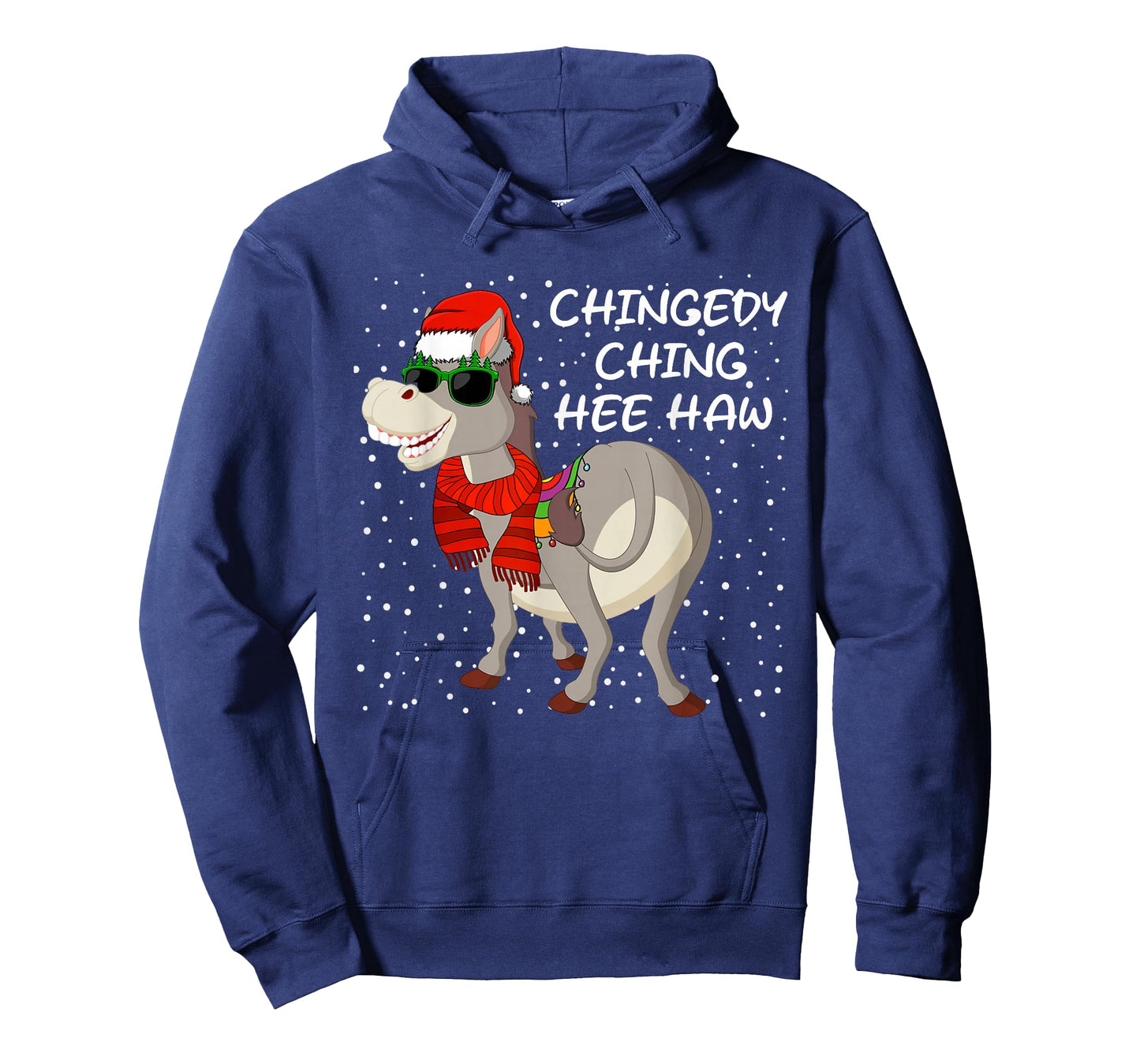 Christmas Donkey Italian Xmas Funny Donkey Lover Pajamas T-Shirt