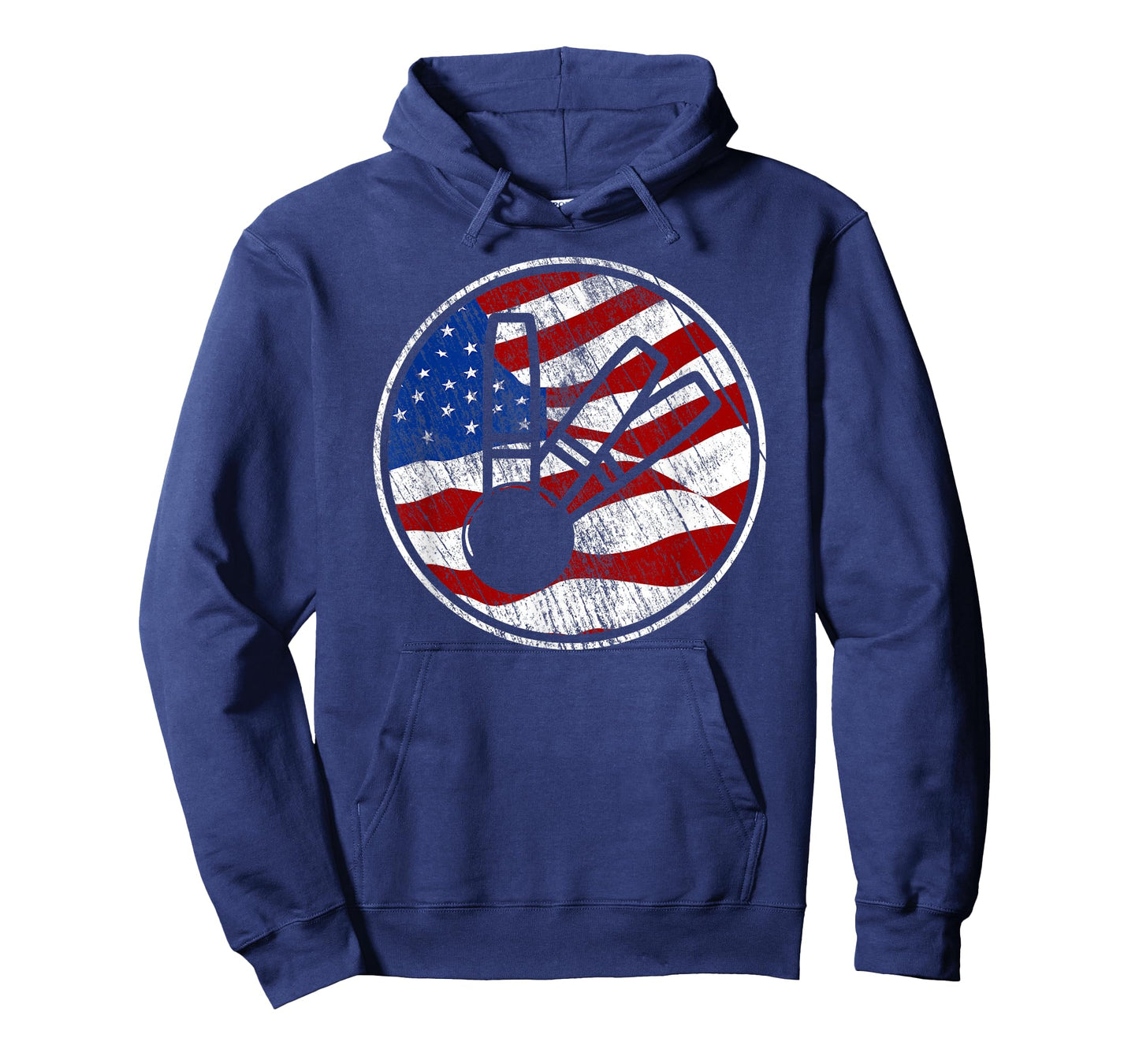 Candlepin Bowling American Flag - Vintage Candlepin Bowling T-Shirt