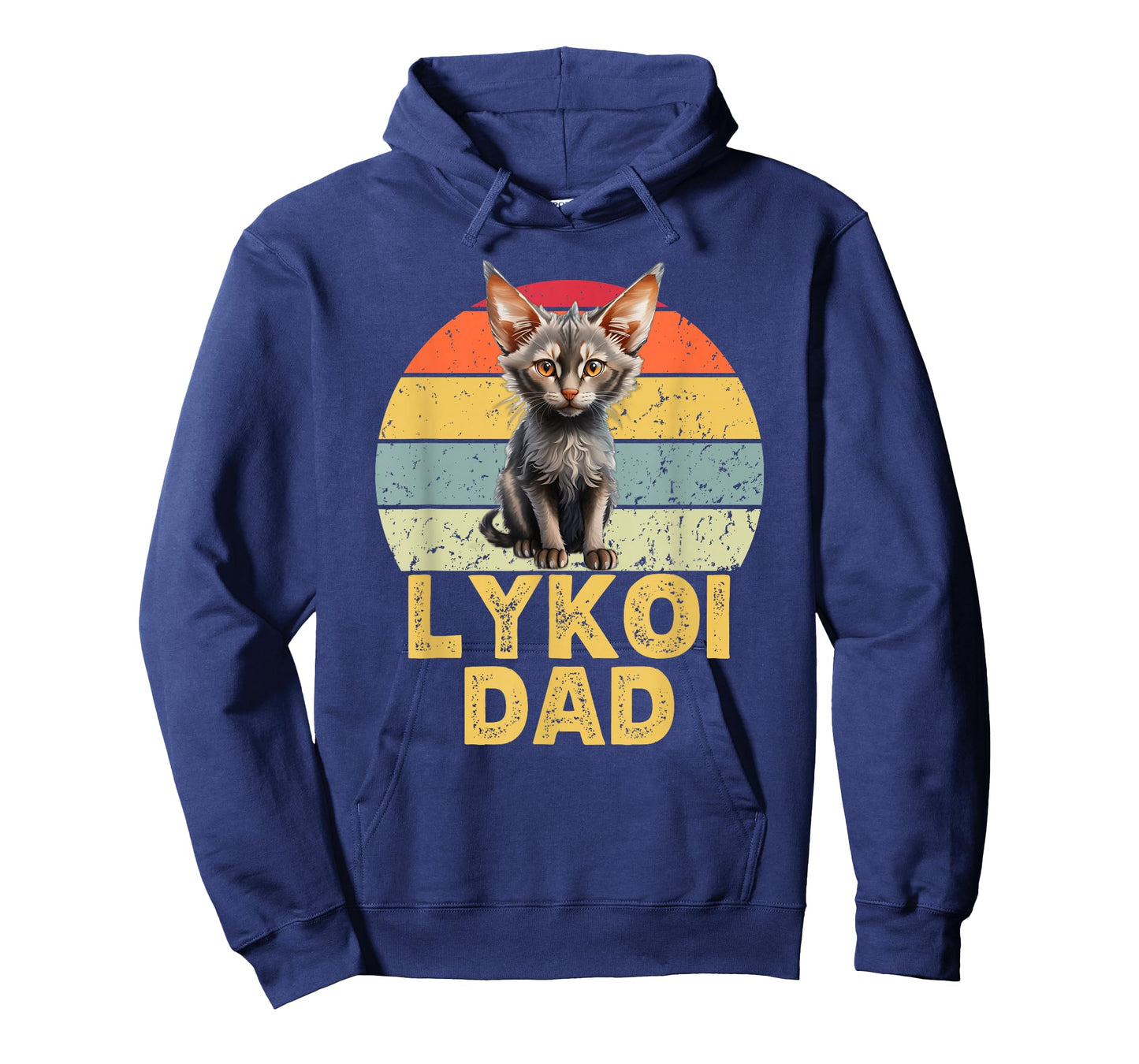 Lykoi Cat Dad Retro Vintage Funny Cats My Cardio Cat Lovers T-Shirt