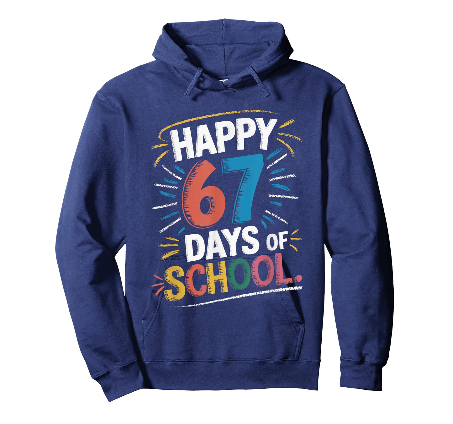 67 Days of School Happy 67 Days of School Student Teacher T-Shirt