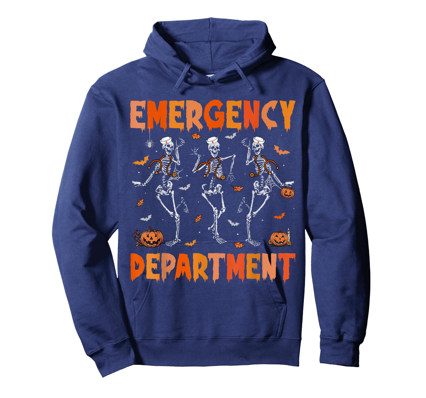 Emergency Department Halloween Funny Er Nurse Skeleton T-Shirt