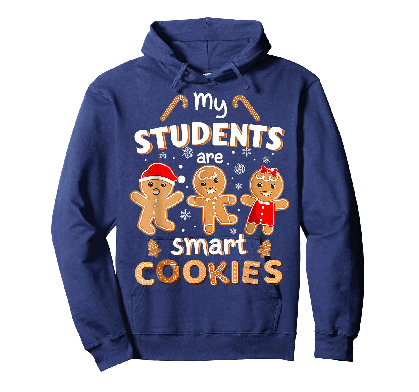 Christmas Teacher My Students Are Smart Cookies Gingerbread T-Shirt