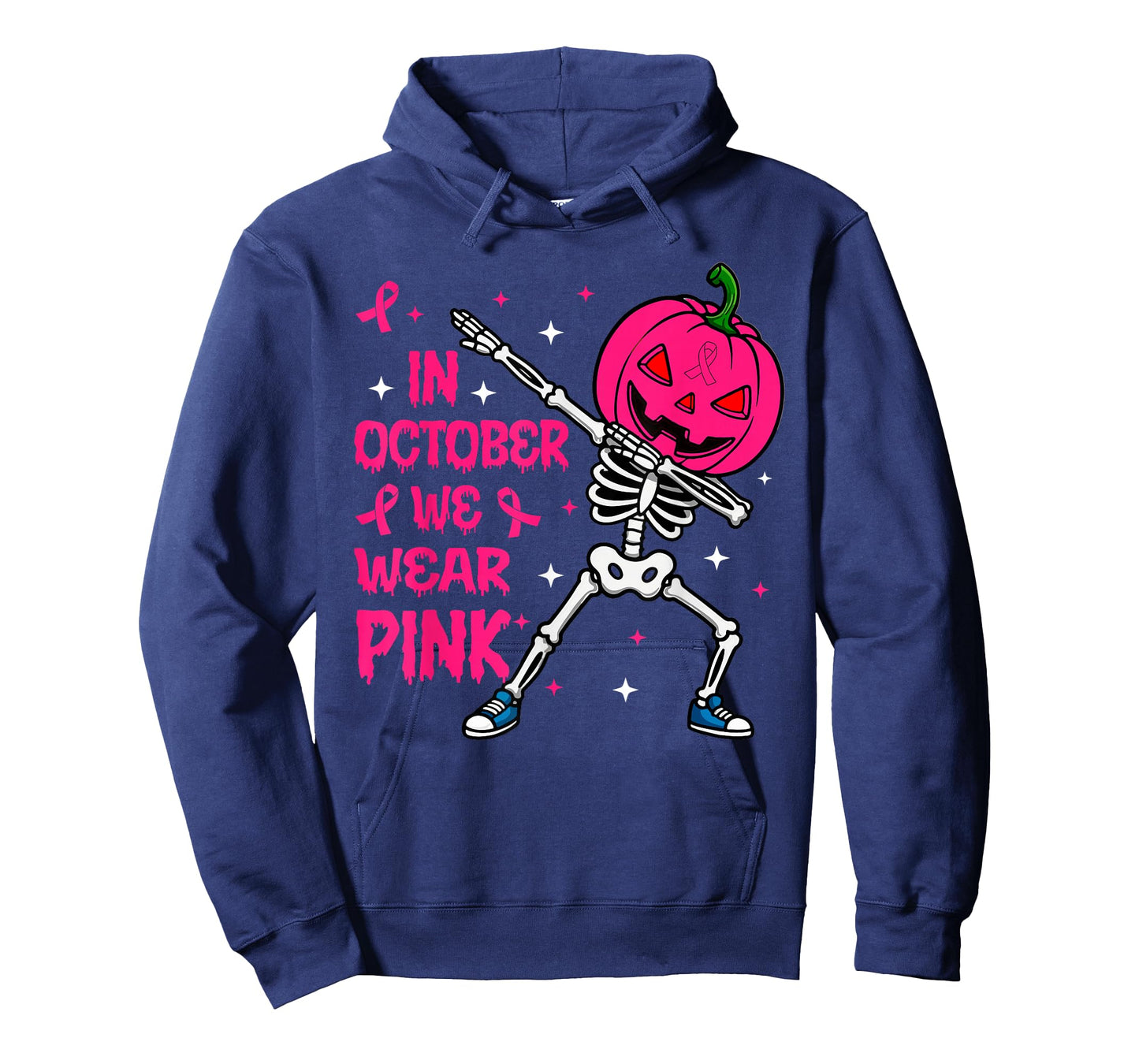 In October We Wear Pink Pumpkin Awareness Shirt T-Shirt