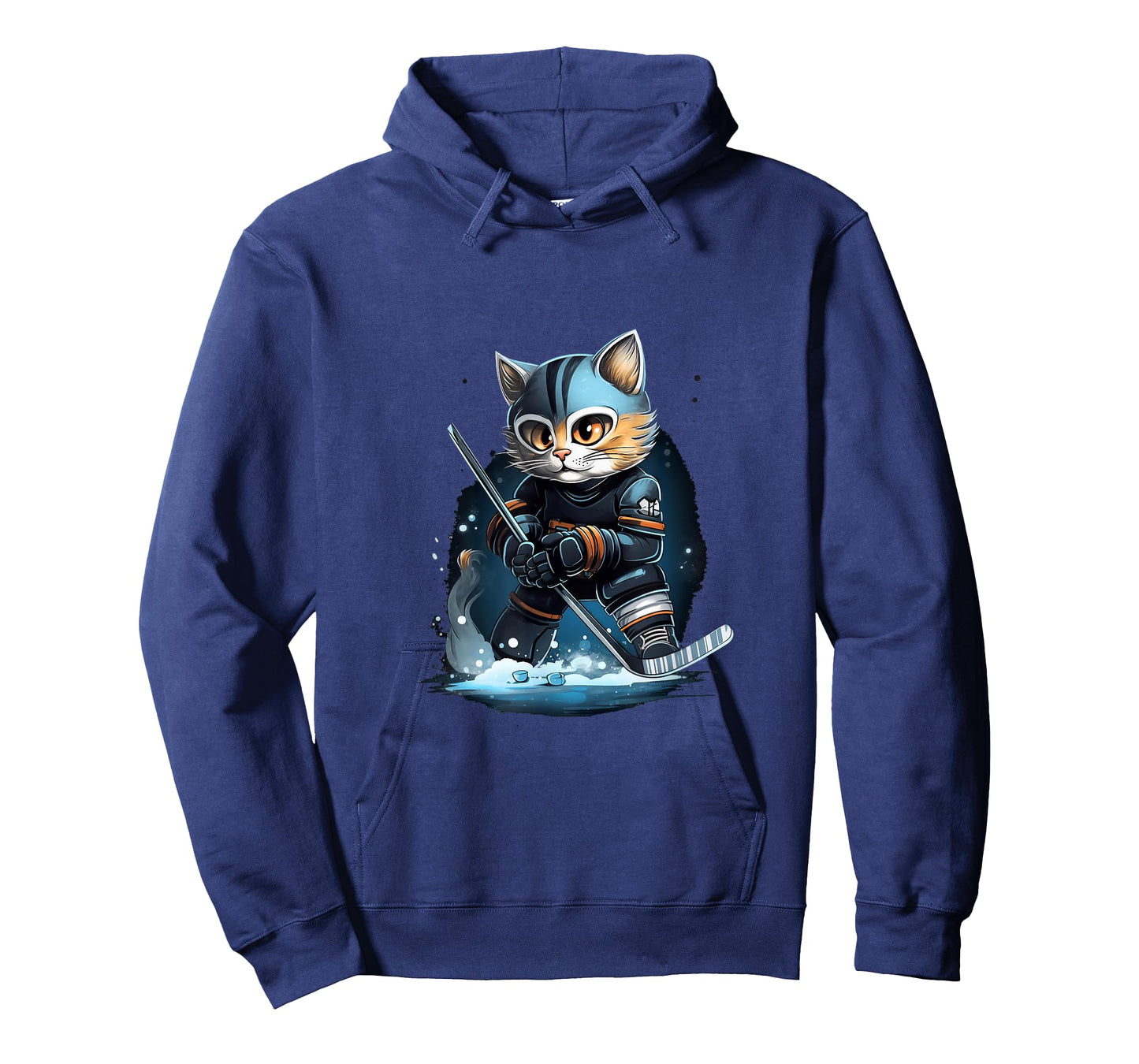 Cat Kitten Ice Hockey Stick Hockey Stick T-Shirt