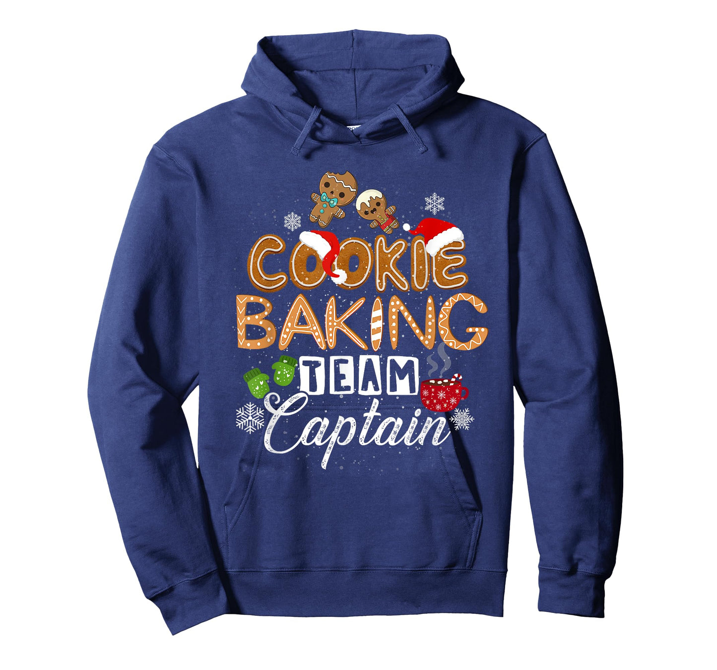 family winter santa Christmas cookie baking team captain T-Shirt