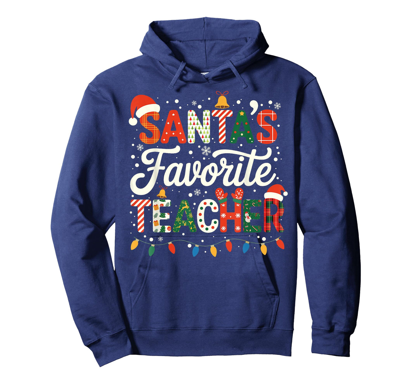 Santa’s Favorite Teacher Christmas Funny Shirt for Teachers T-Shirt