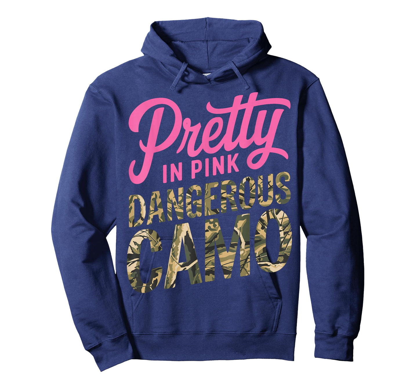 Pretty Pink Dangerous in Camo, Hunting Hobby T-Shirt