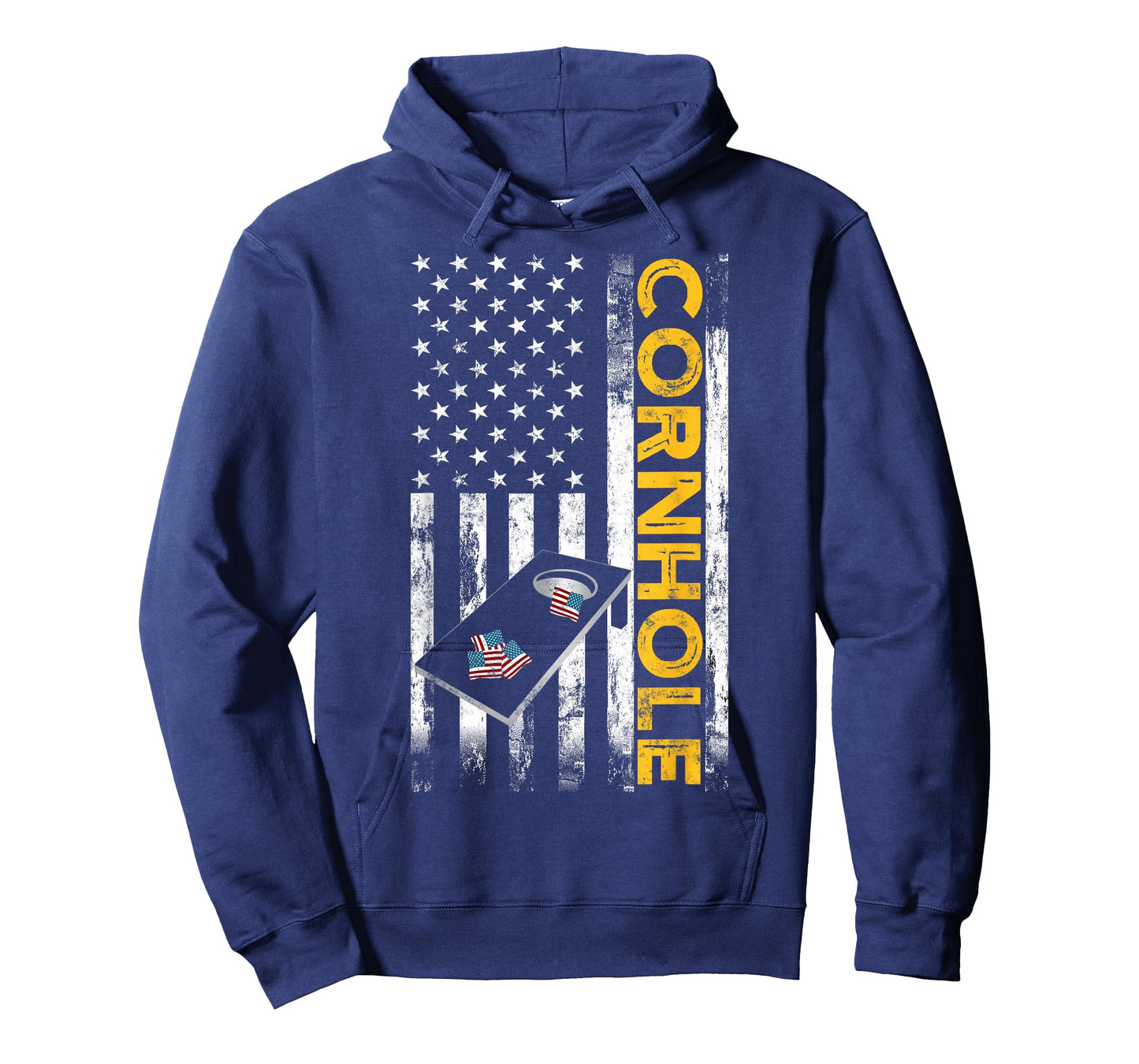 Patriotic Cornhole Player USA American flag Corn hole lover T-Shirt