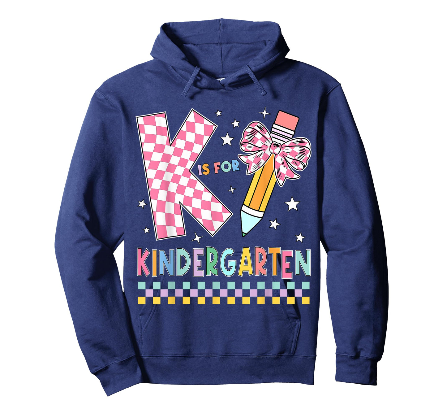 K Is For Kindergarten Back To School Pencil Bow Kindergarten T-Shirt
