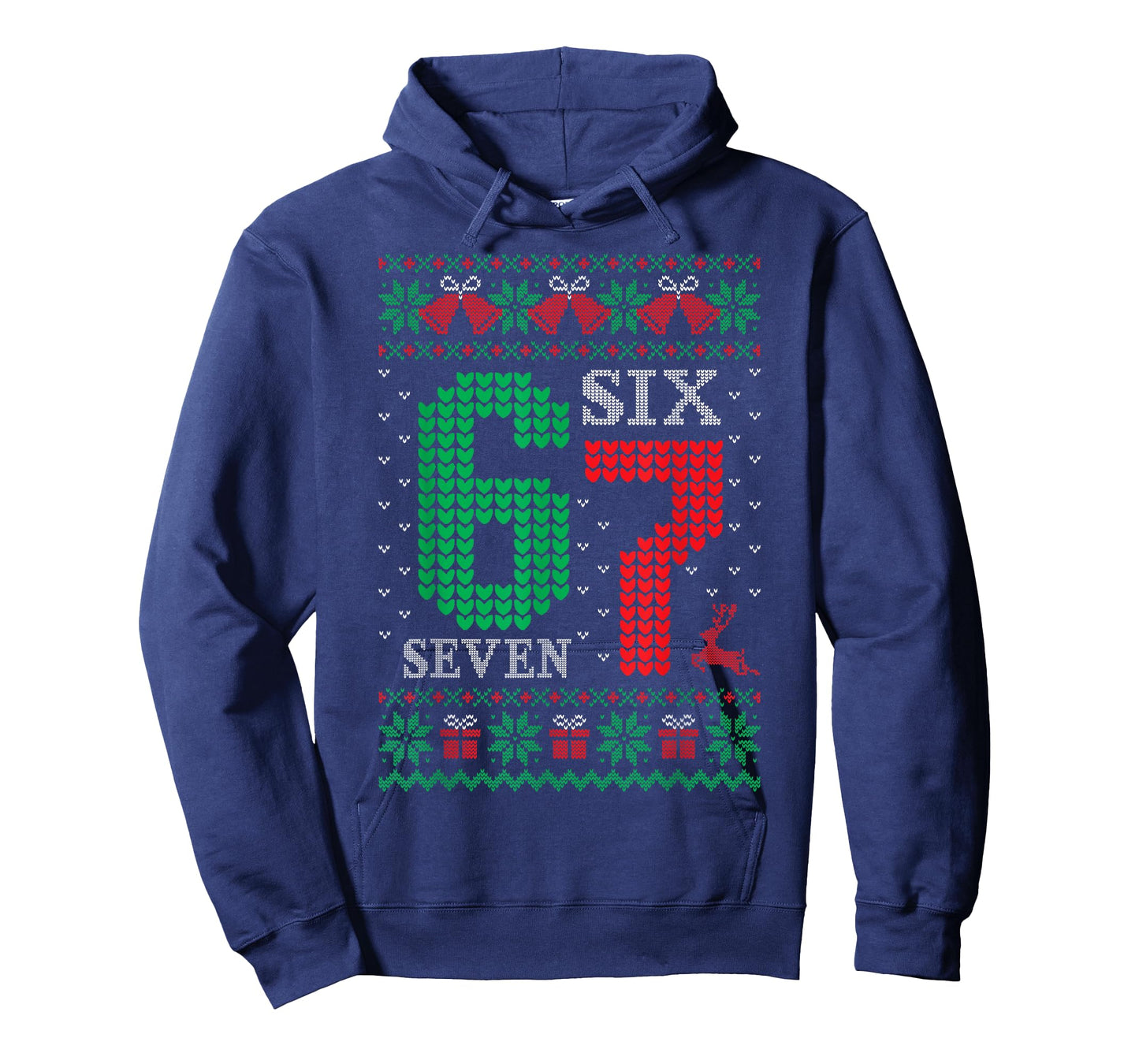 Christmas 67 Funny Xmas Six Seven Ugly Sweater 6-7 T-Shirt