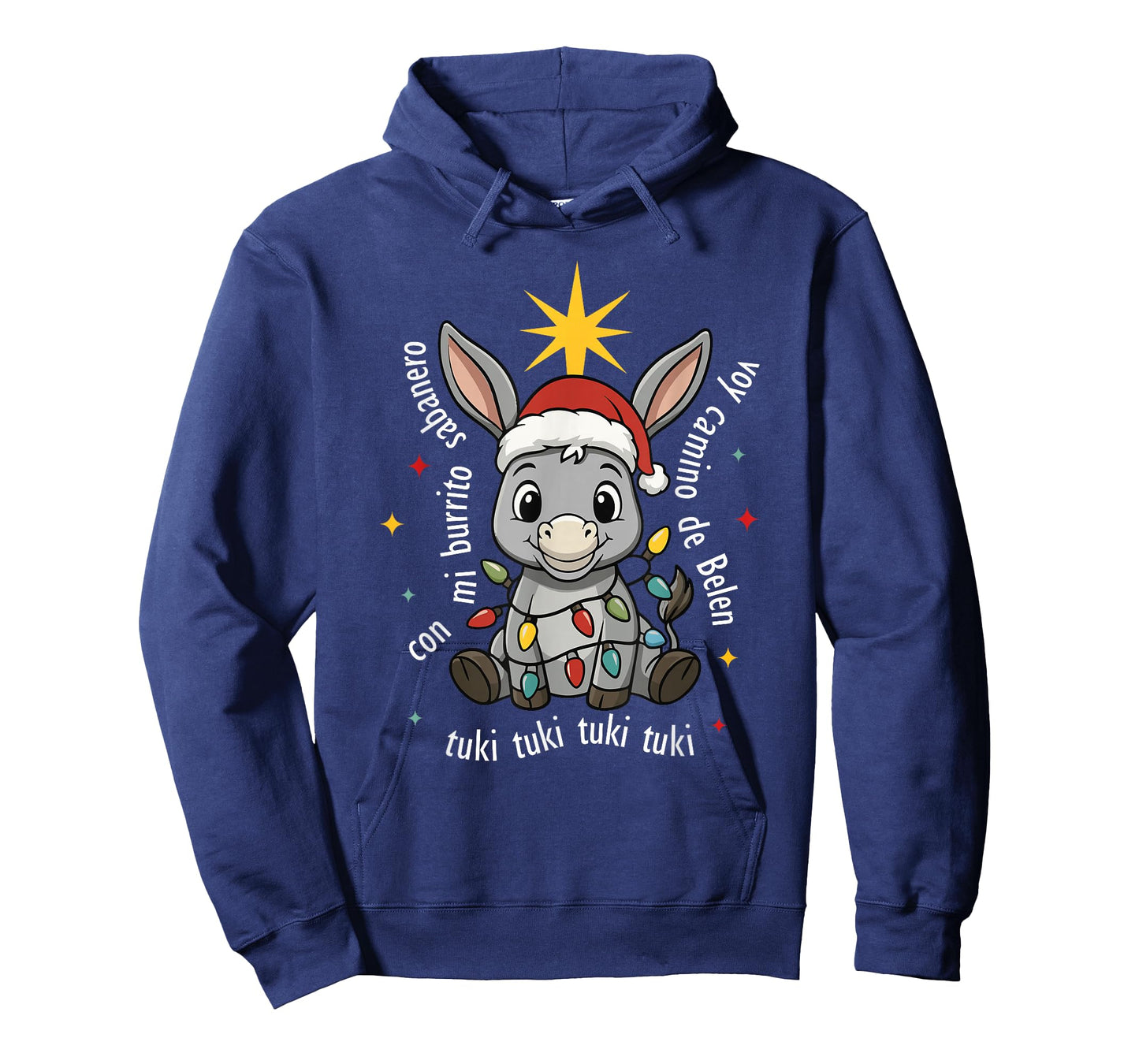 Con Mi Burrito Sabanero Mexican Tuki Tuki Donkey Latino Xmas T-Shirt