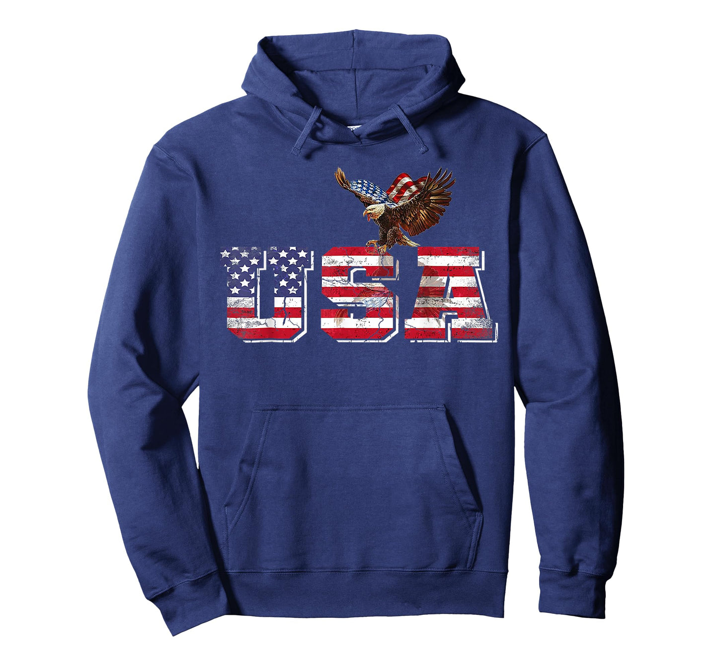 USA American Flag Patriotic 4th of July Eagle for Men Women T-Shirt
