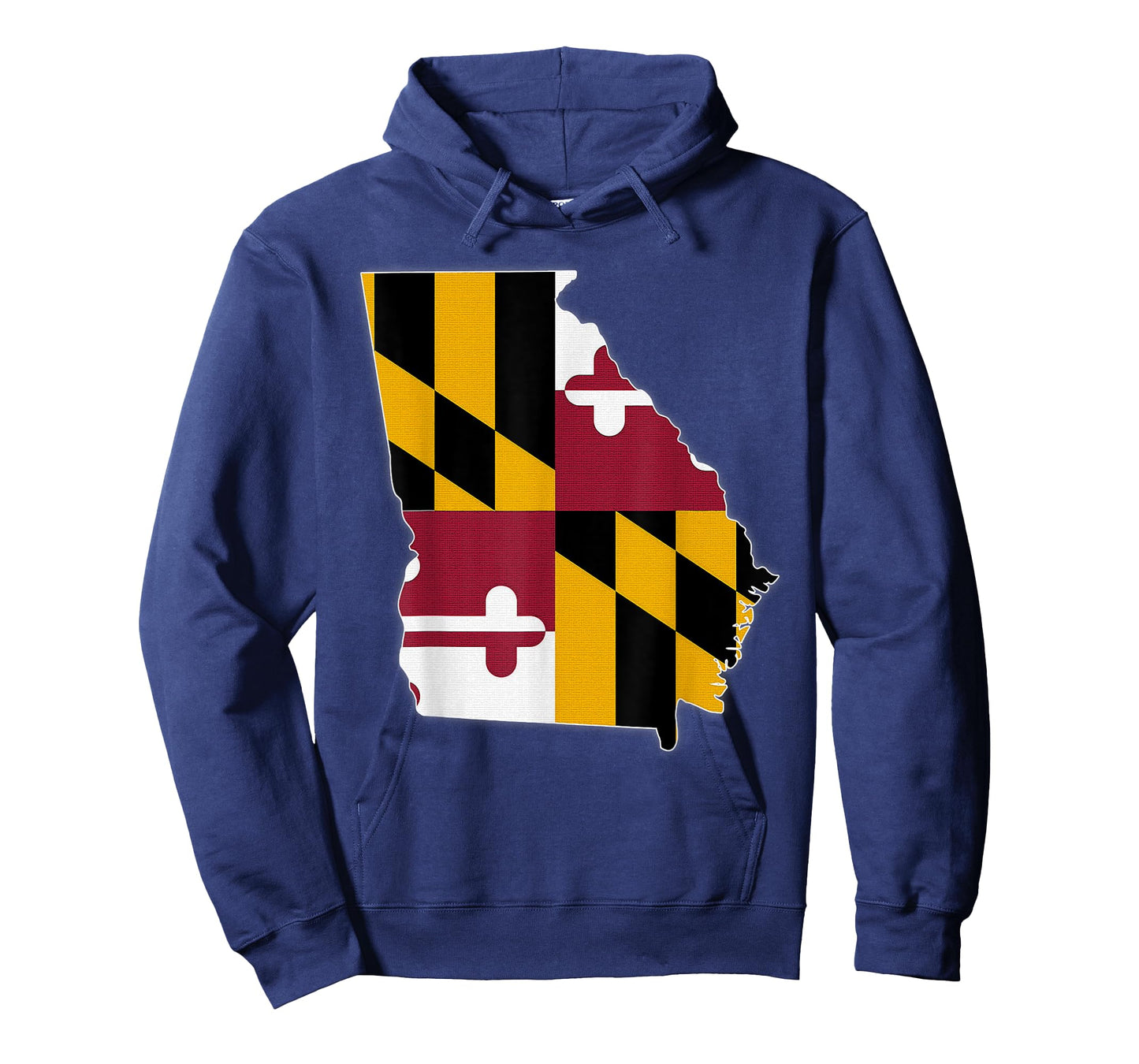 GEORGIA STATE MAP MARYLAND MD Flag Roots Men Women Gift T-Shirt