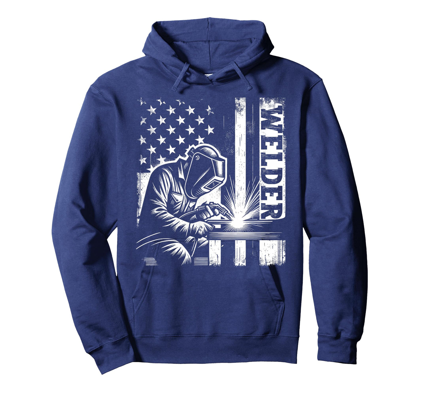 Welder American Flag USA Patriotic Welding Welder T-Shirt