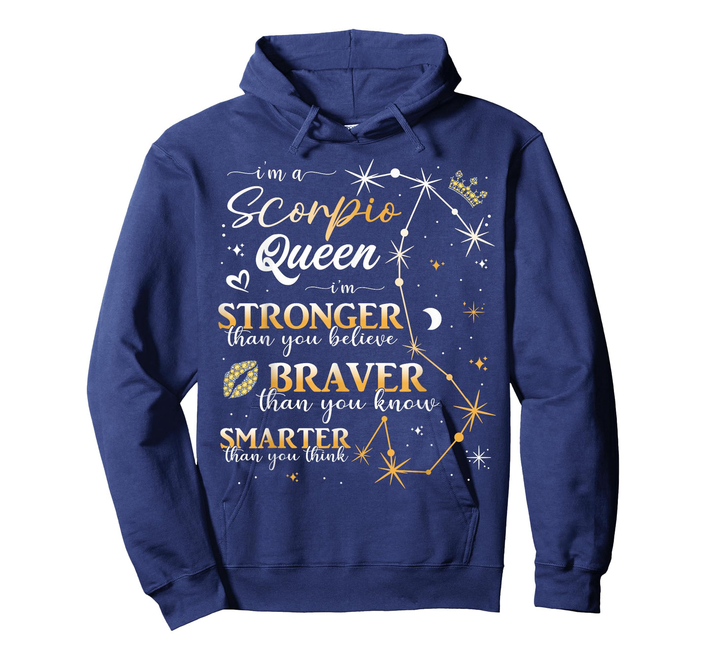 Scorpio Queen Scorpio Zodiac Sign Birthday Women Girls Lady T-Shirt