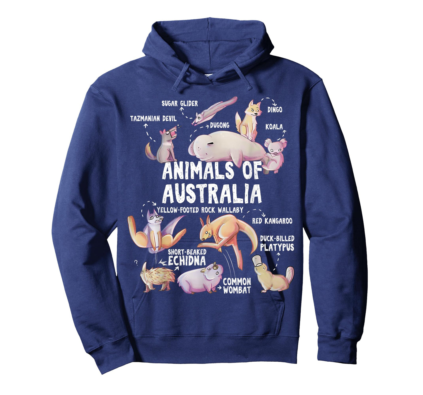Animals of Australia Australian Animal Educational Gift Cute T-Shirt