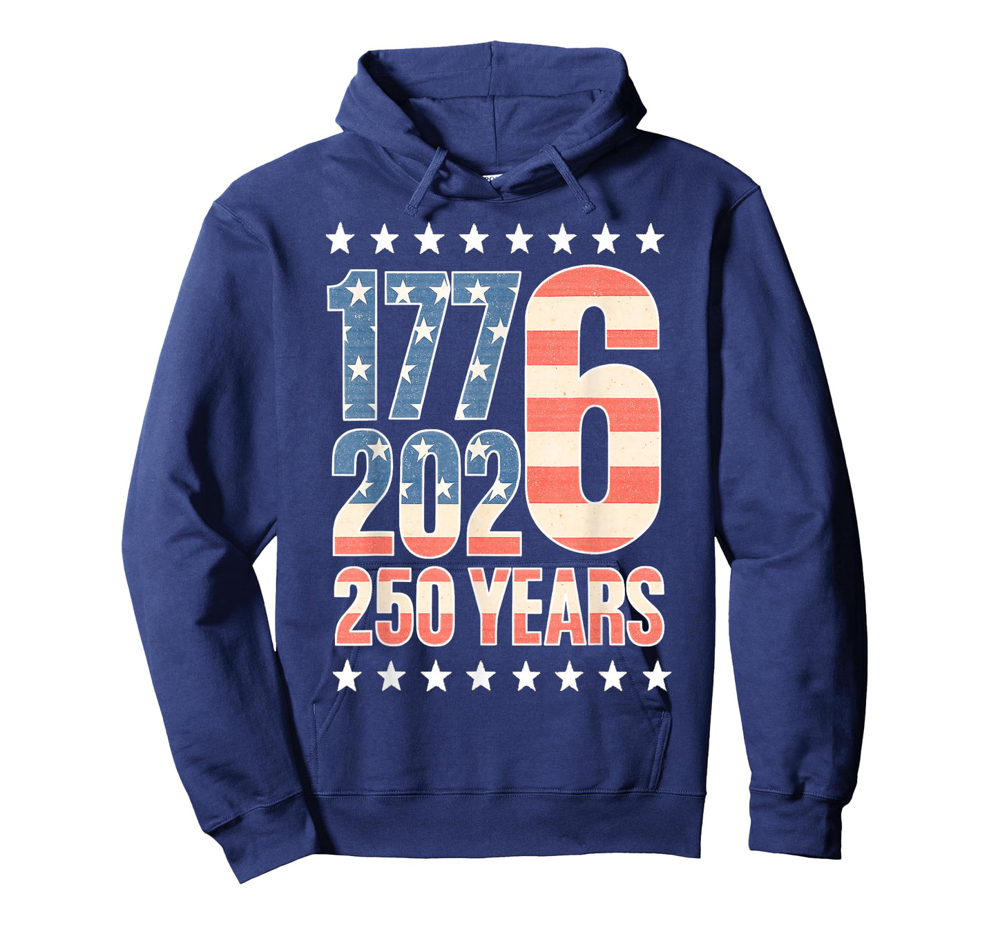 Retro American Flag Patriotic 250 Anniversary United States T-Shirt