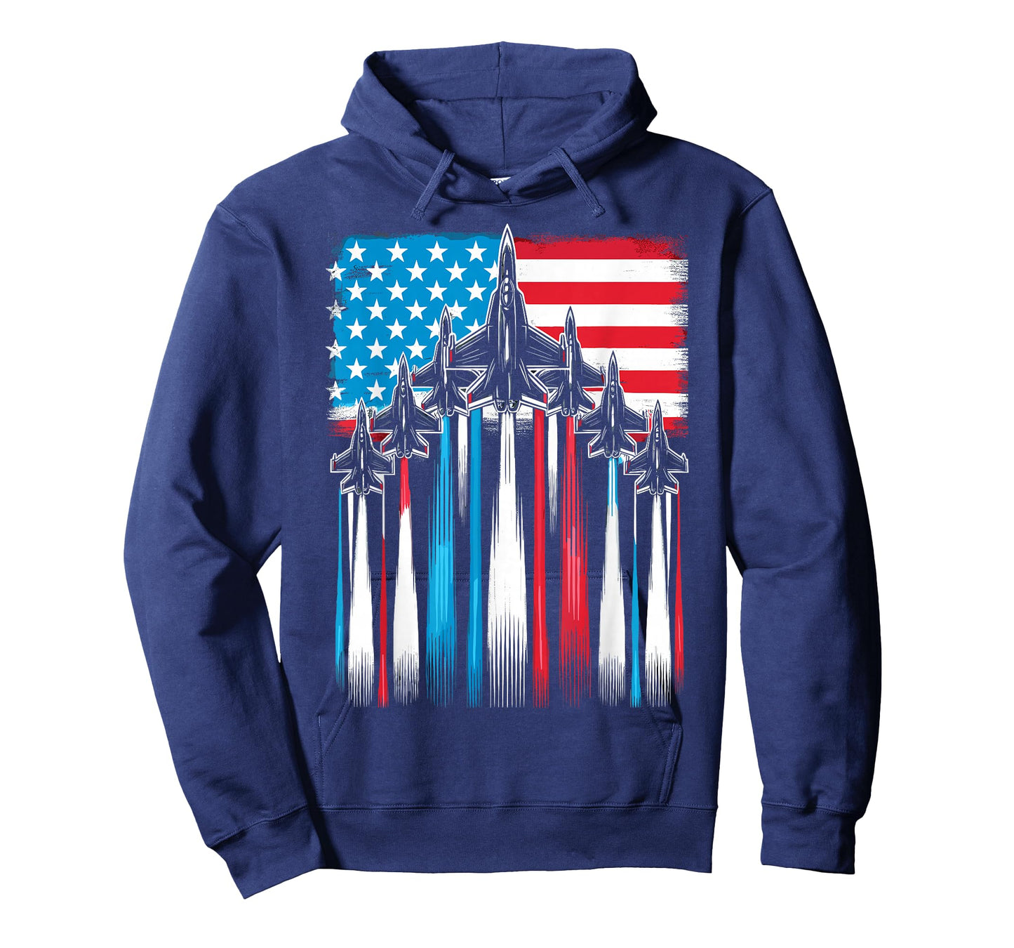Patriotic Airplane Fighter Jet USA Flag 4th Of July T-Shirt