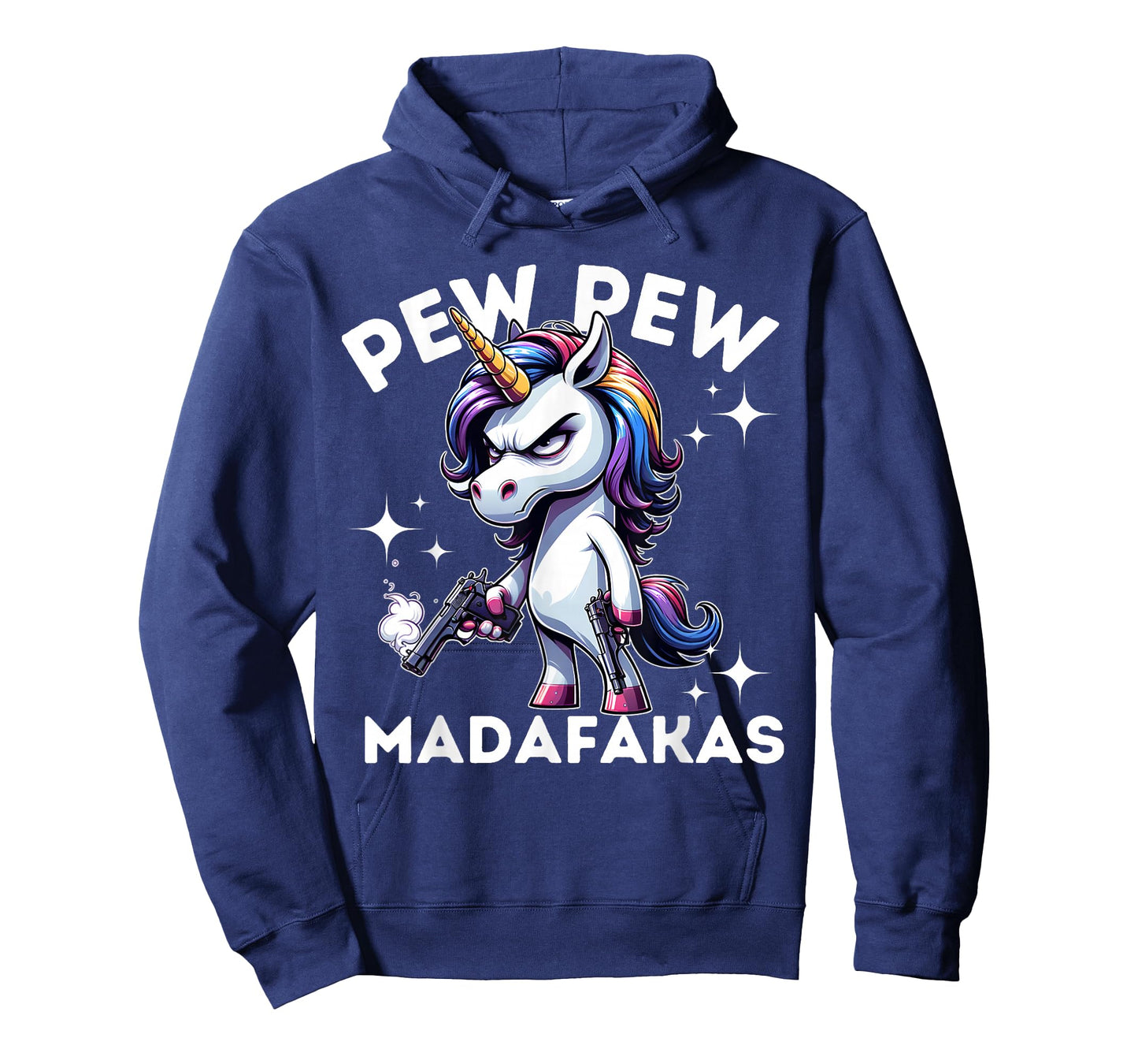 Pew Pew Madafakas Angry Unicorn Crazy pew T-Shirt
