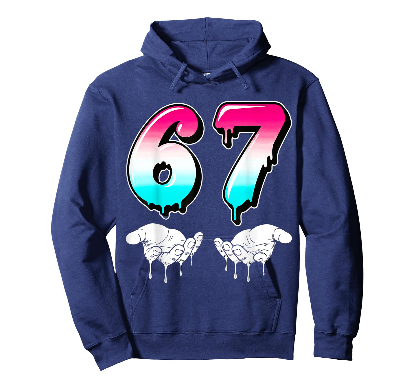 Cool Six Seven 6 7 Meme Gen Alpha Slang Costume Matching T-Shirt