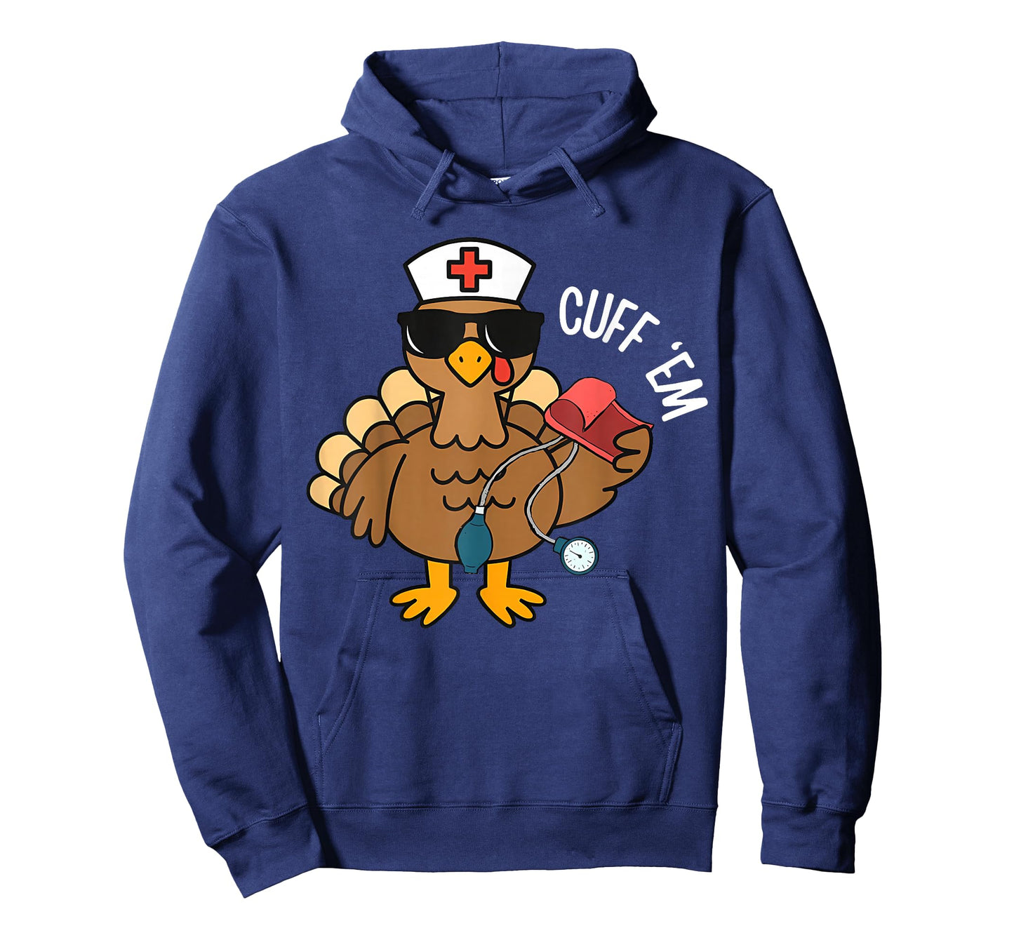 Autumn Cuff 'Em Funny Turkey Nurse RN Thanksgiving T-Shirt