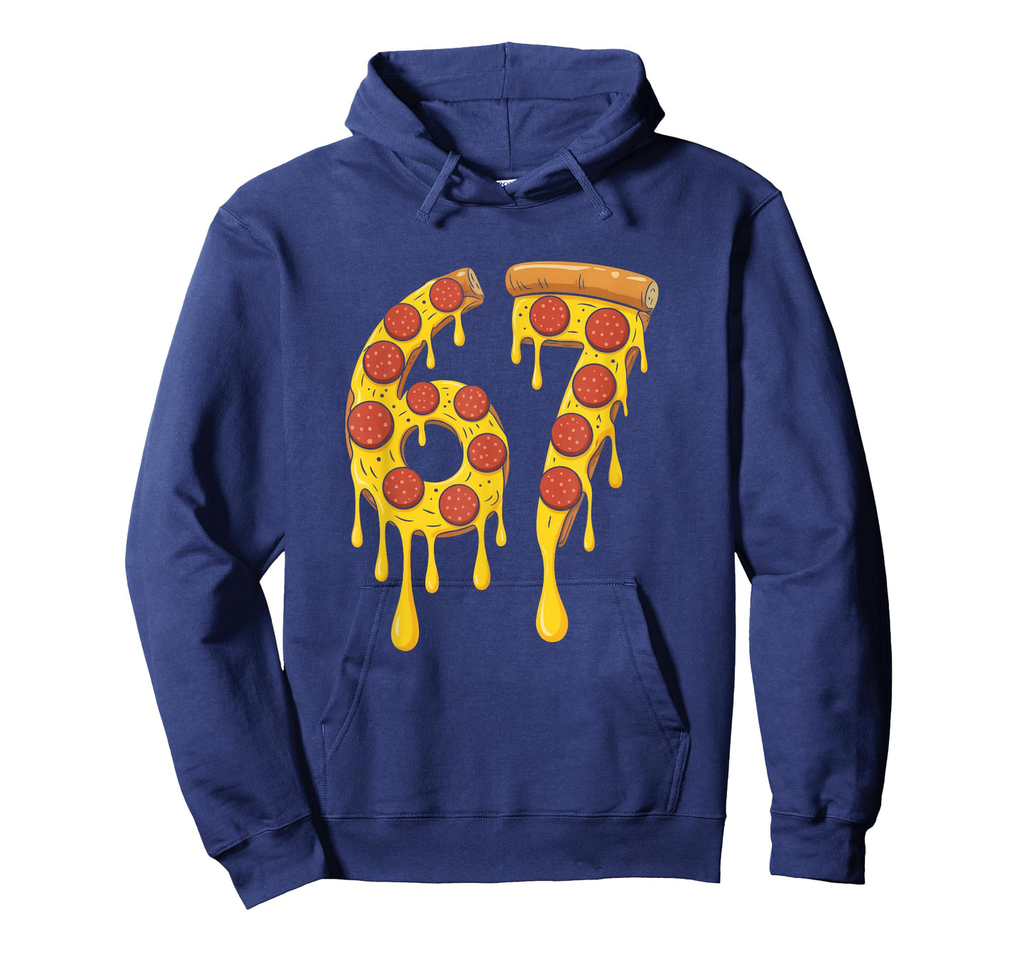 Funny Six Seven Pizza 67 Number T-Shirt