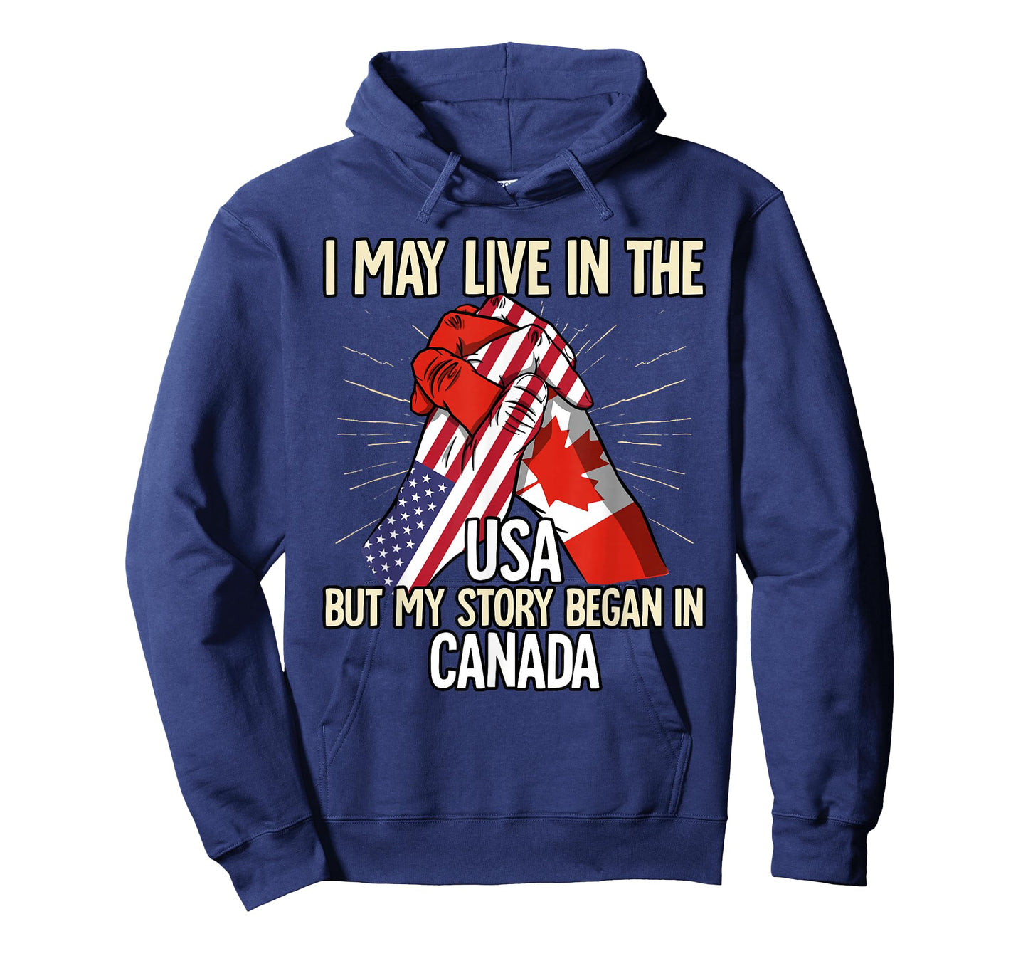 I May Live In The Usa But My Story Began In Canada T-Shirt