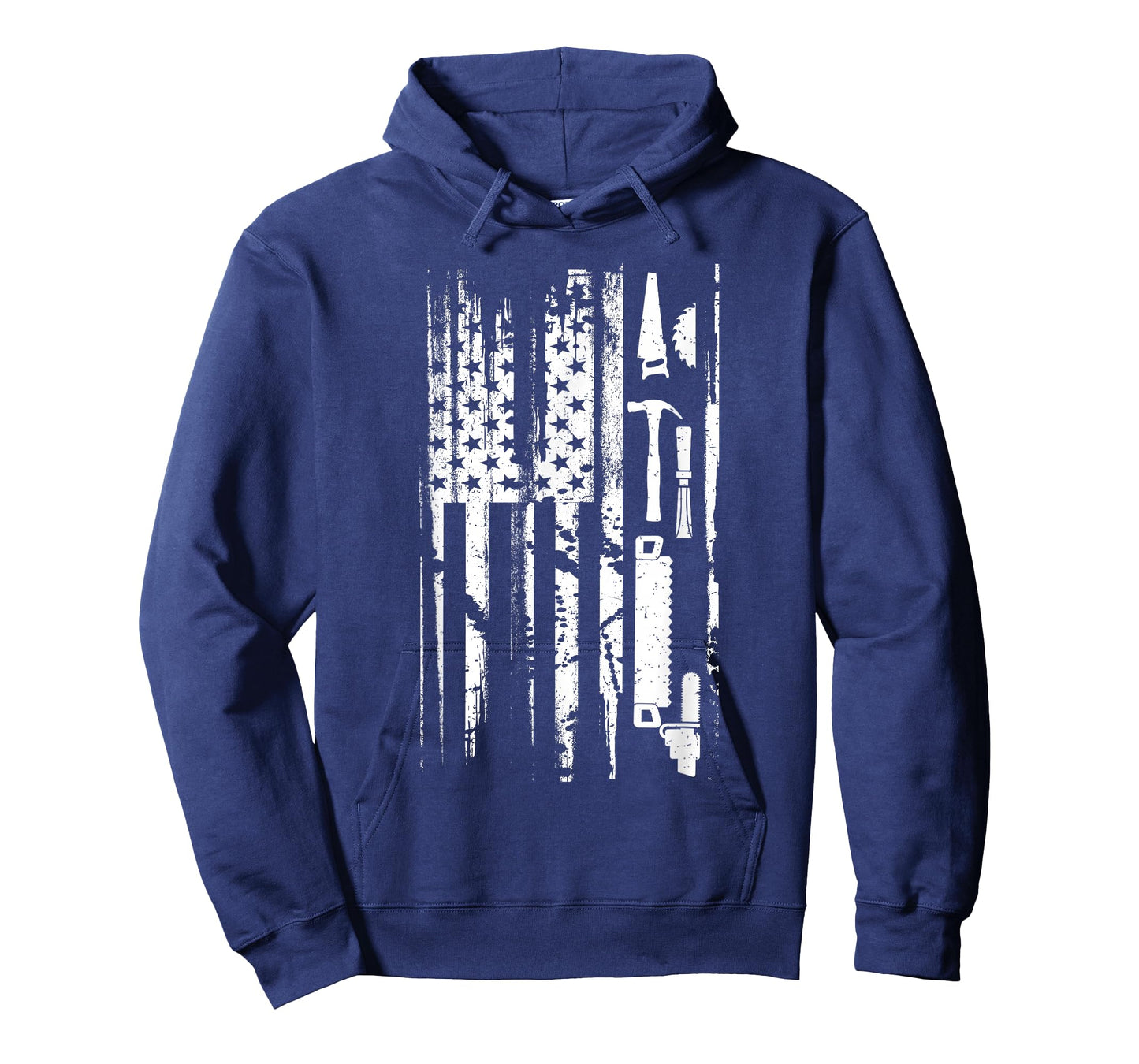 American Flag Woodworking Gift Carpenter Wood Working T-Shirt Small