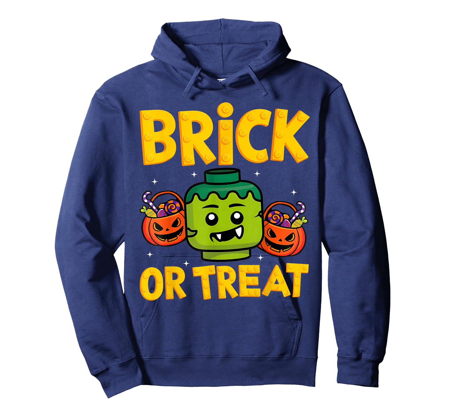 Brick or Treat Halloween Master Builder Blocks Building Kids T-Shirt