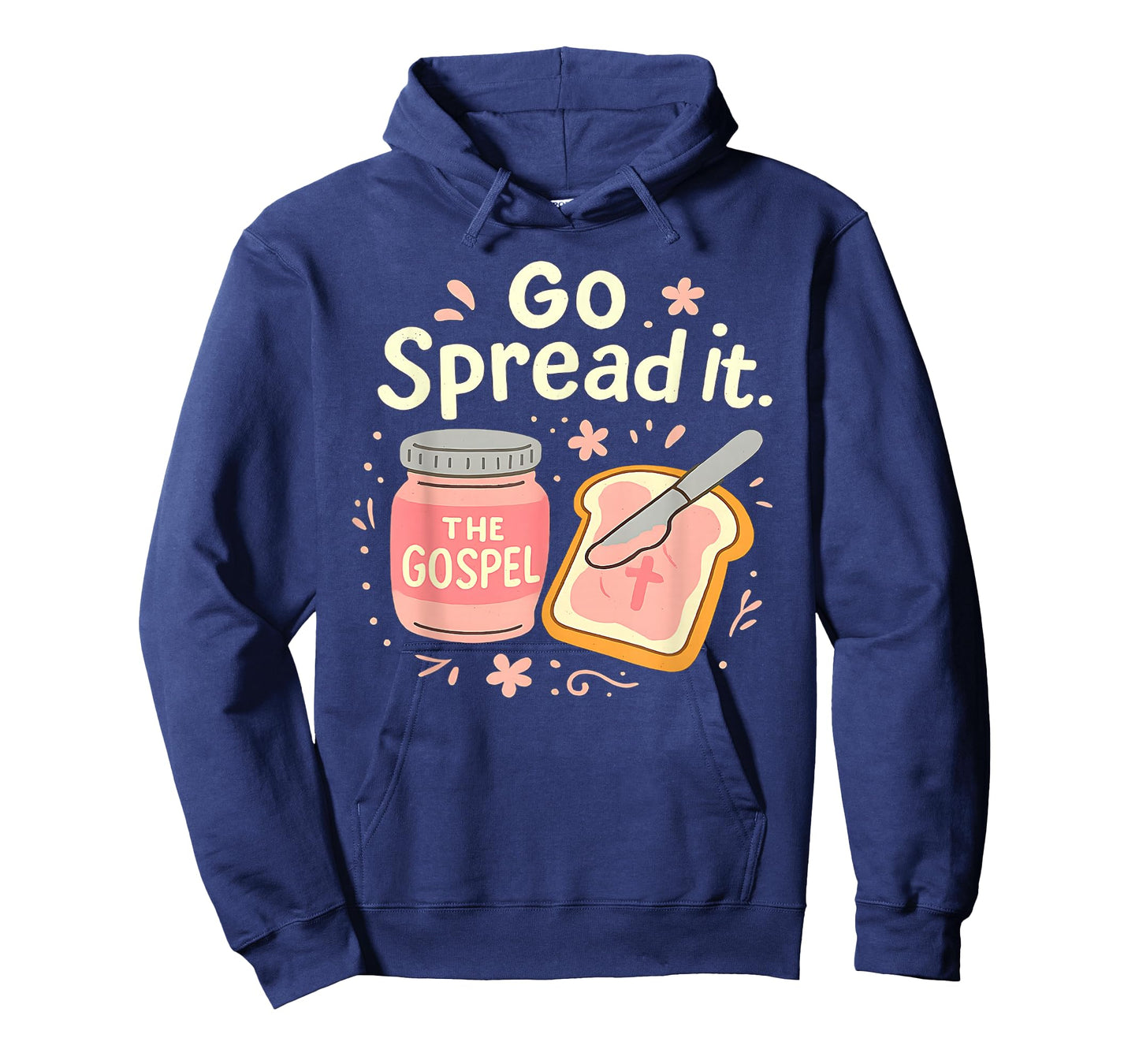 Go Spread It Funny Gospel Pun Christian Faith Religious Art T-Shirt