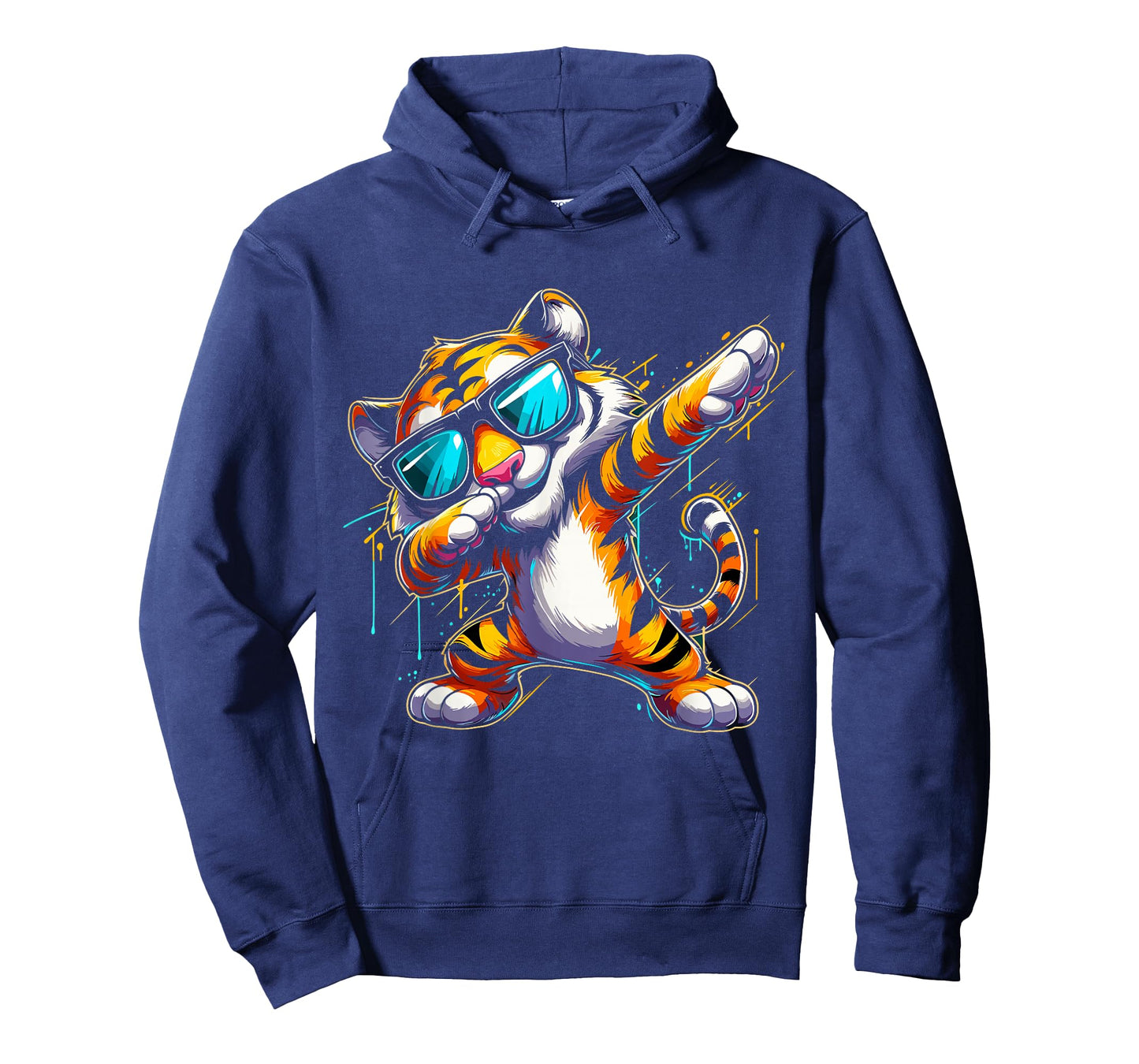 Dabbing Tiger With Sunglasses Cool Dabbing Tiger T-Shirt