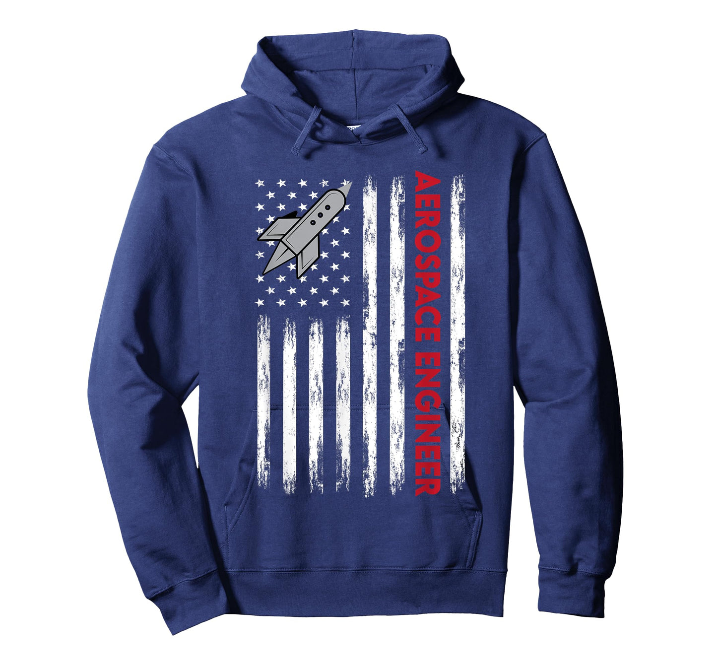 Aerospace Engineer USA Flag Design T-Shirt